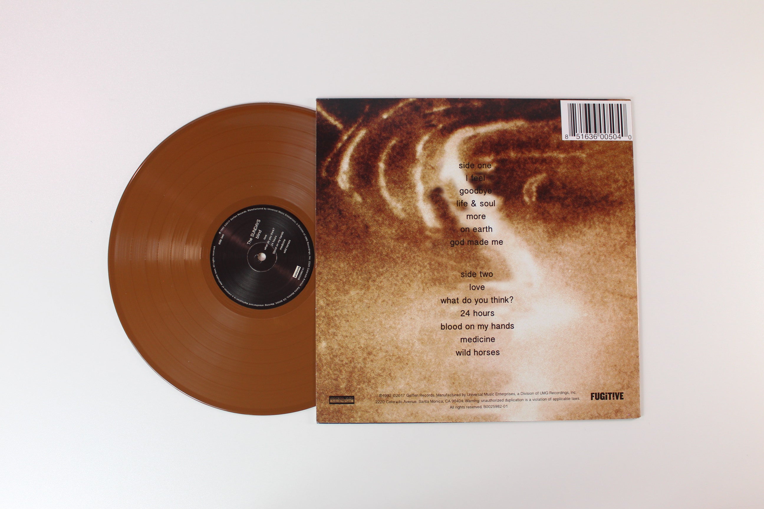 The Sundays - Blind on Universal Music RSD 2017 Brown Vinyl Reissue