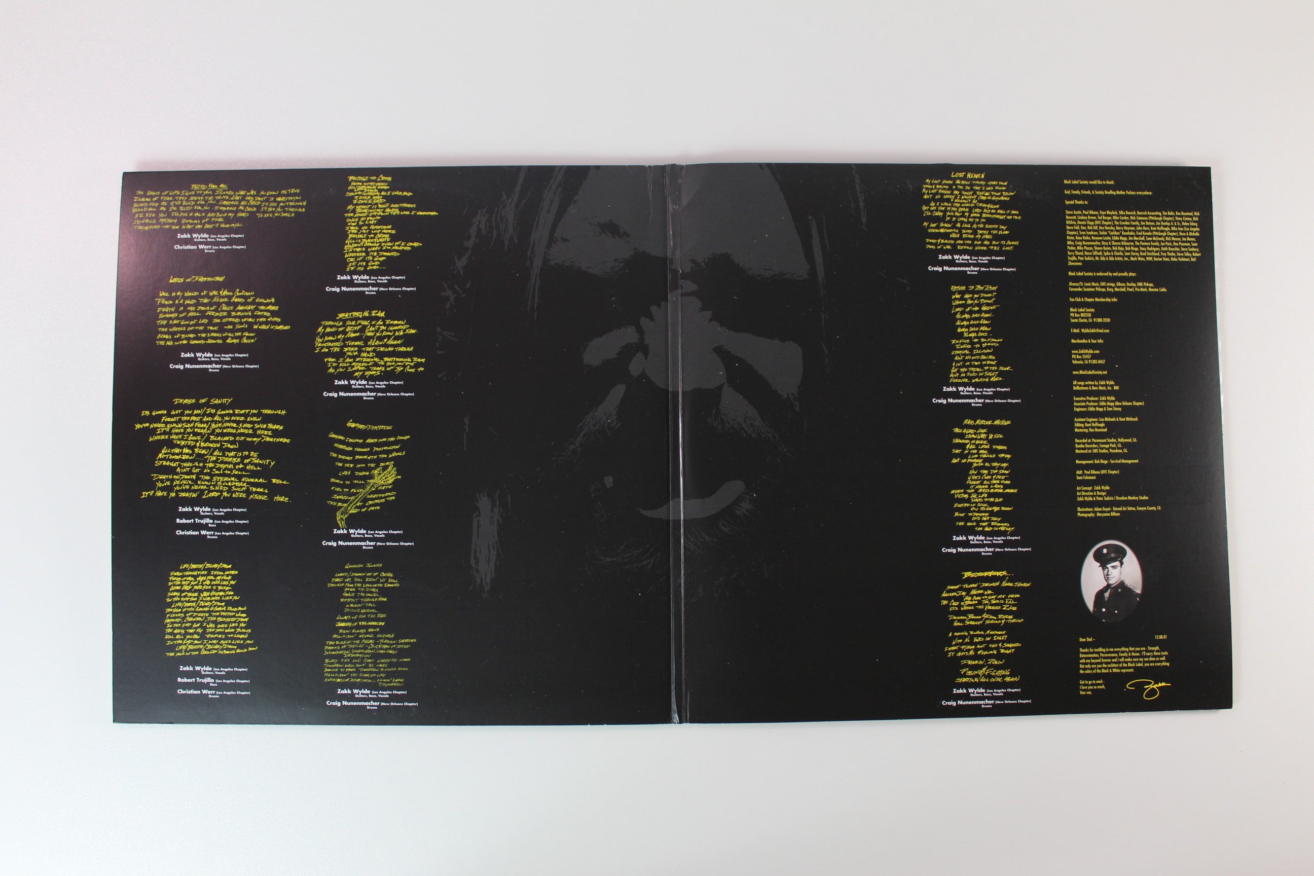 Black Label Society - 1919 Eternal on Back on Black Ltd Clear Vinyl Reissue