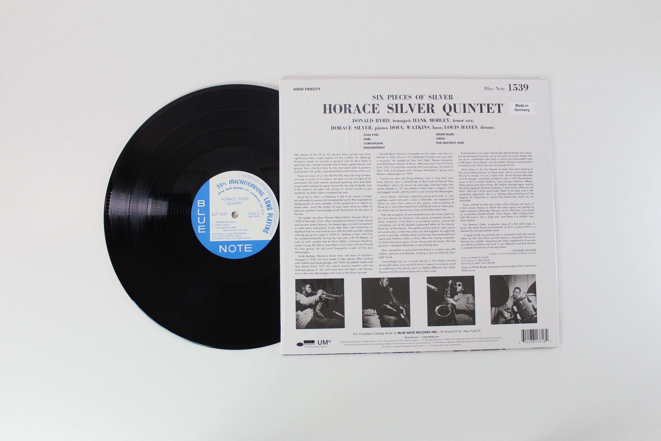The Horace Silver Quintet - 6 Pieces Of Silver on Blue Note - Blue Note Classic Vinyl Series