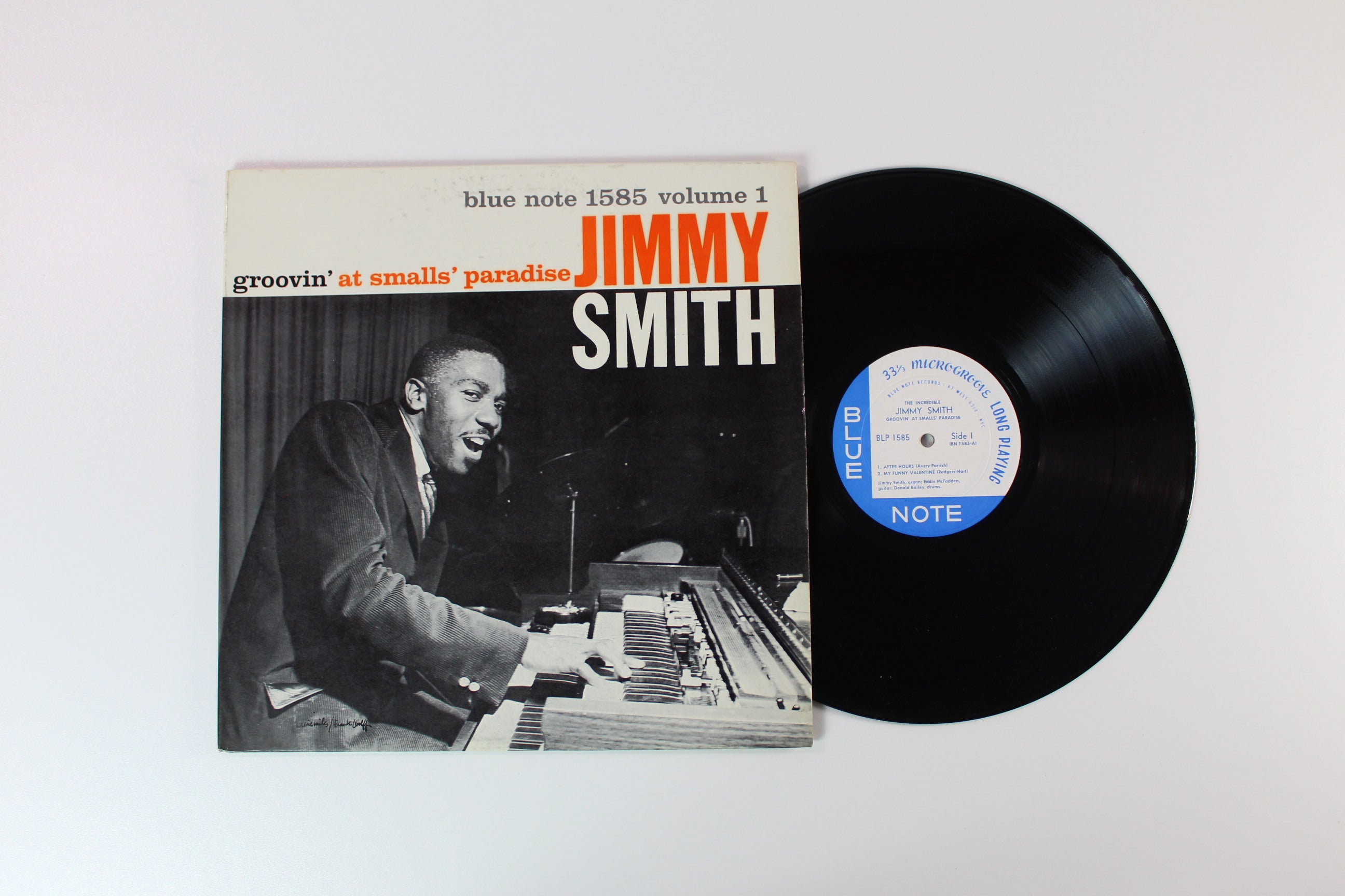 Jimmy Smith - Groovin' At Smalls' Paradise (Volume 1) on Blue Note – BLP 1585 Mono W. 63rd DG