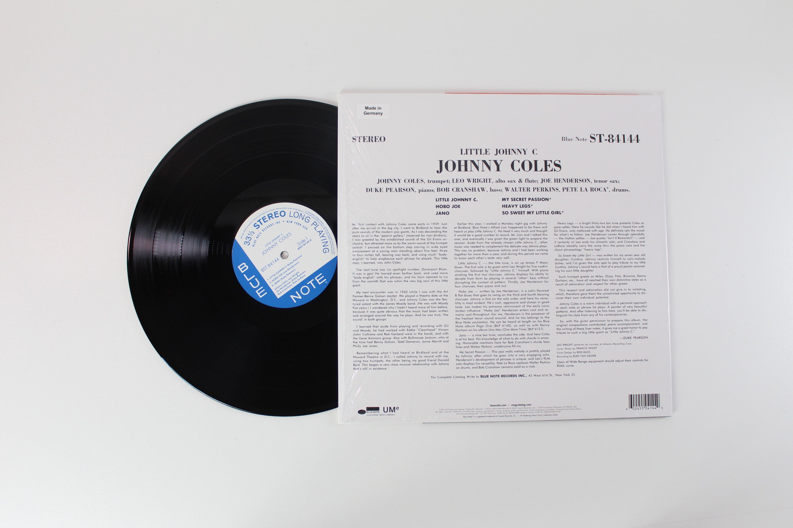 Johnny Coles - Little Johnny C on Blue Note - Blue Note Classic Vinyl Series