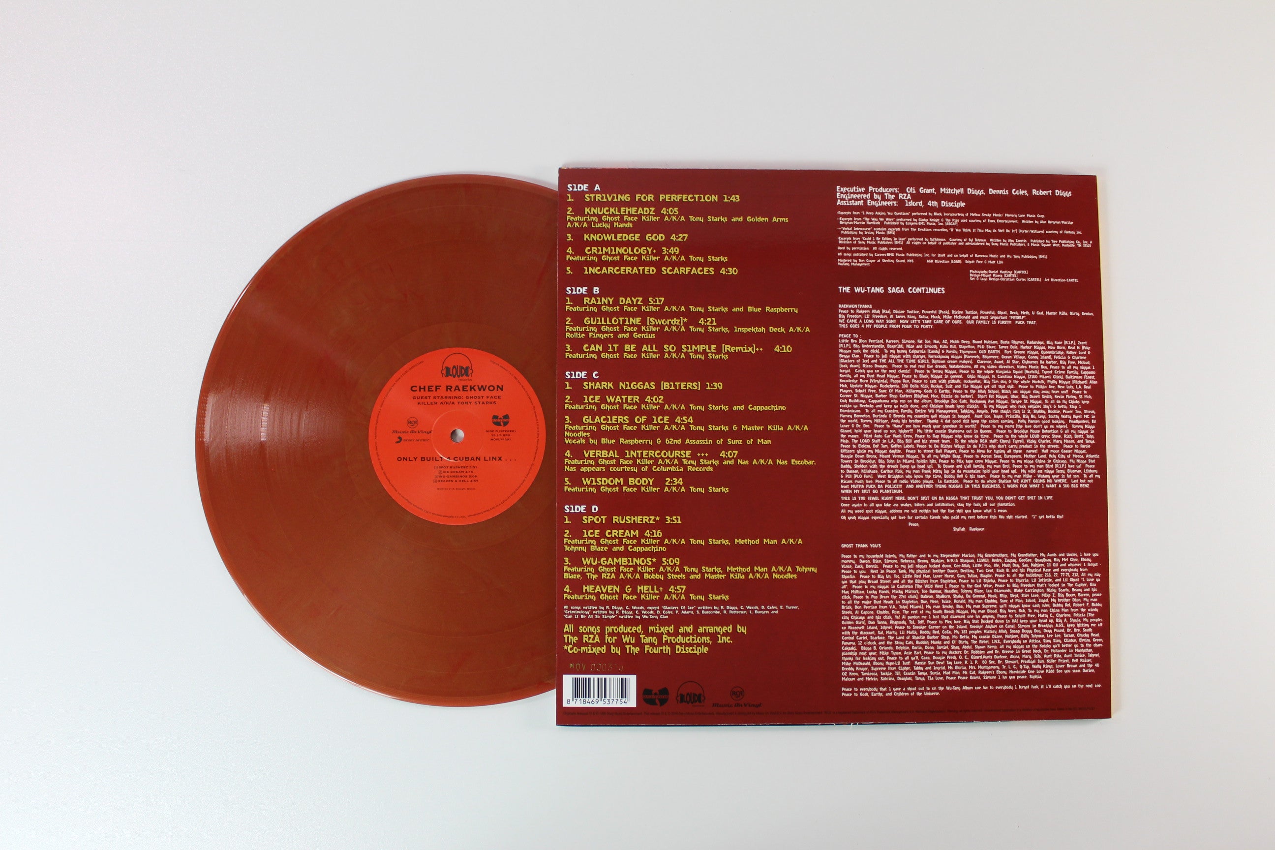 Raekwon - Only Built 4 Cuban Linx... on Music On Vinyl - Red & Gold Vinyl