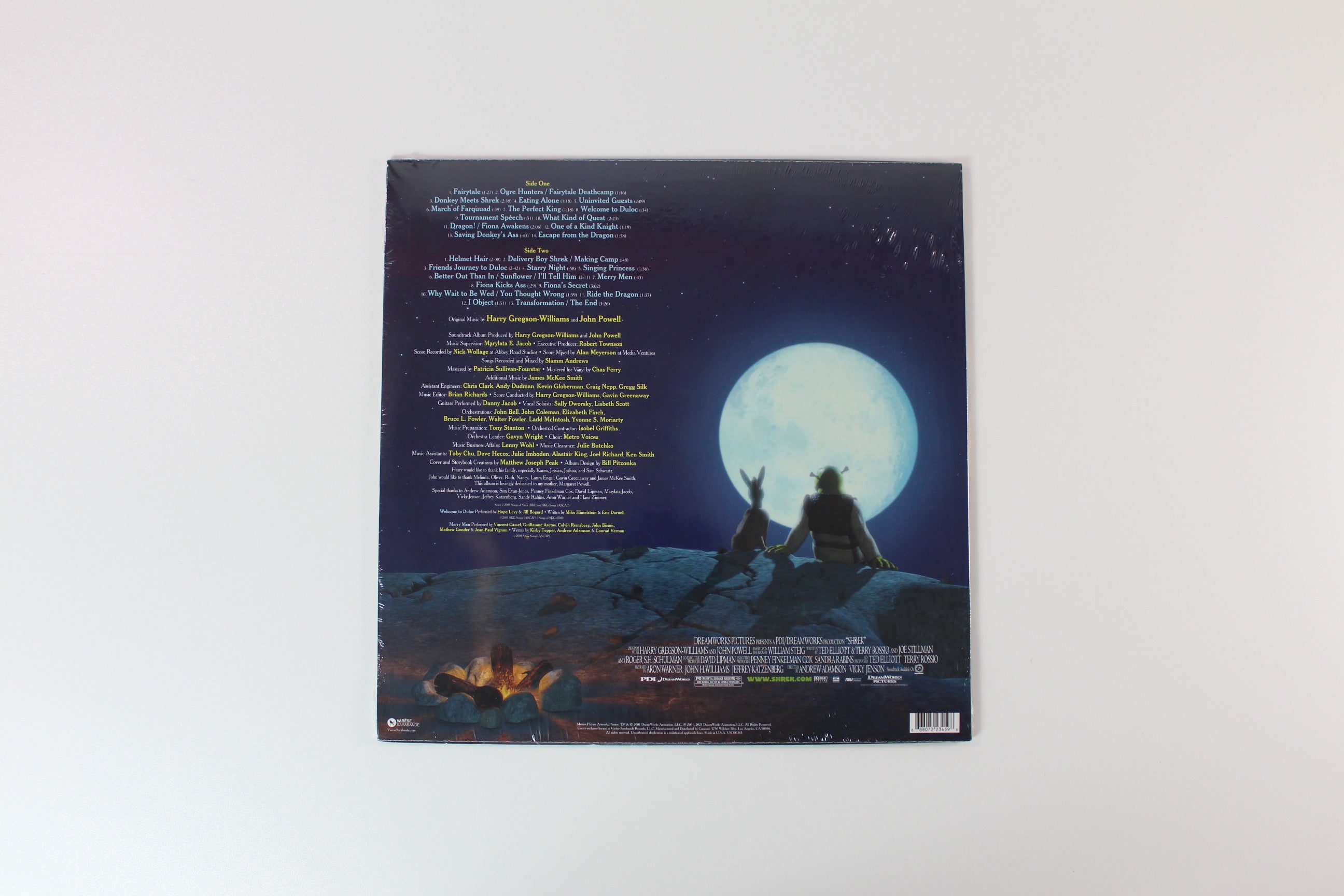 Harry Gregson-Williams - Shrek (Original Motion Picture Score) on Varèse Sarabande - Sealed Green Vinyl