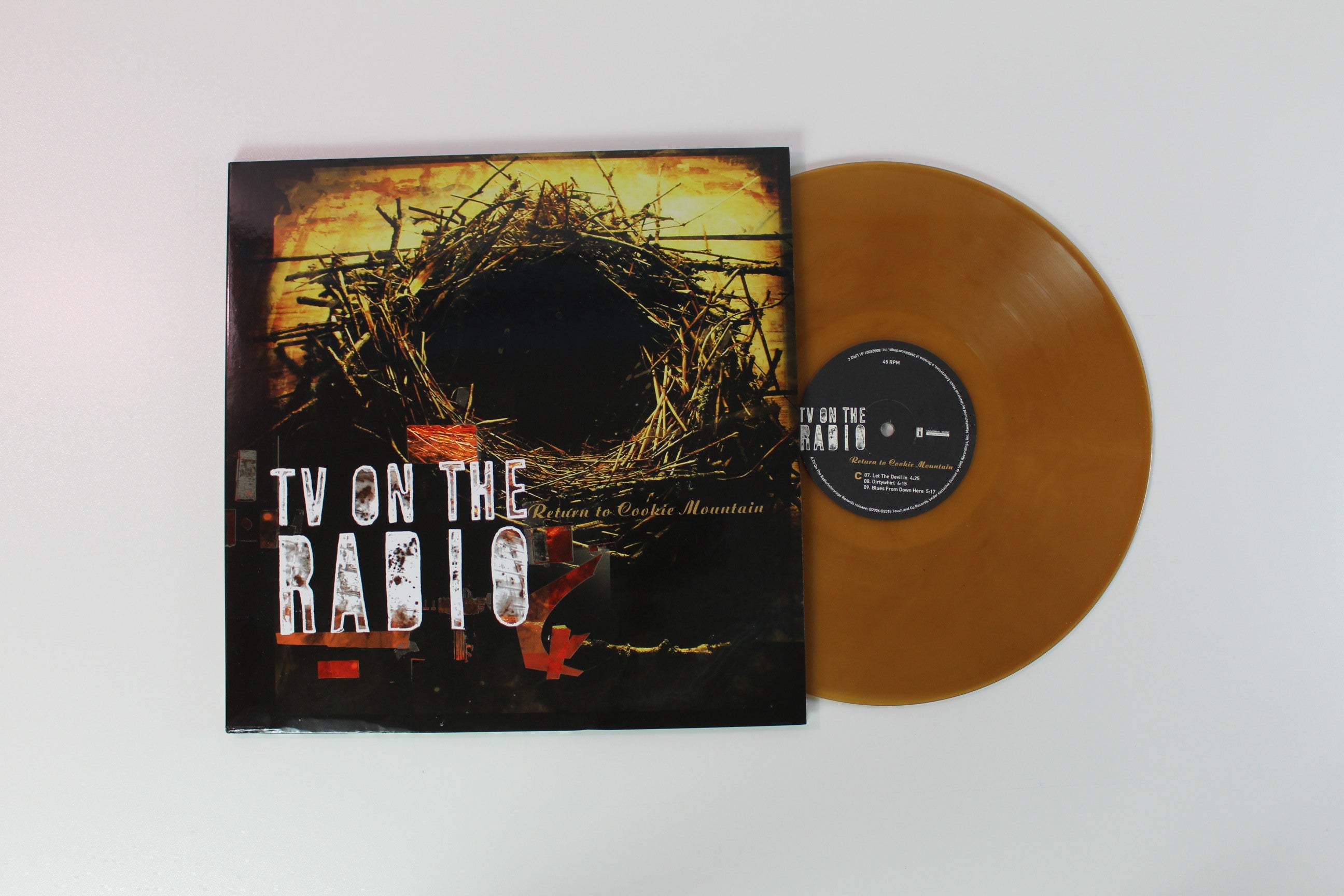 TV On The Radio - Return To Cookie Mountain on Interscope Vinyl Me Please 2 X 12" 45 RPM Light/Dark Brown Vinyl Reissue
