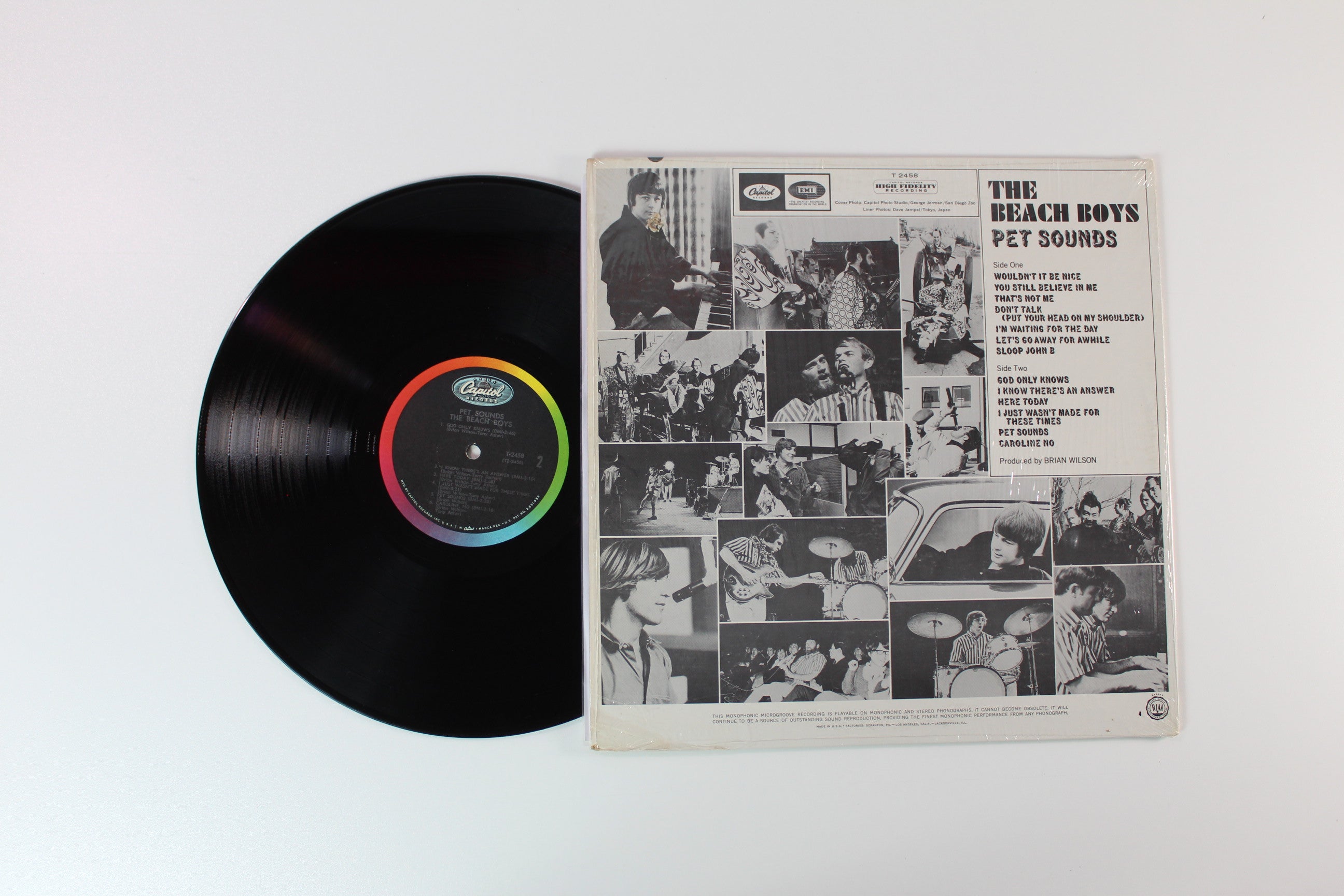 The Beach Boys - Pet Sounds on Capitol Records - Mono 1966 pressing shrink