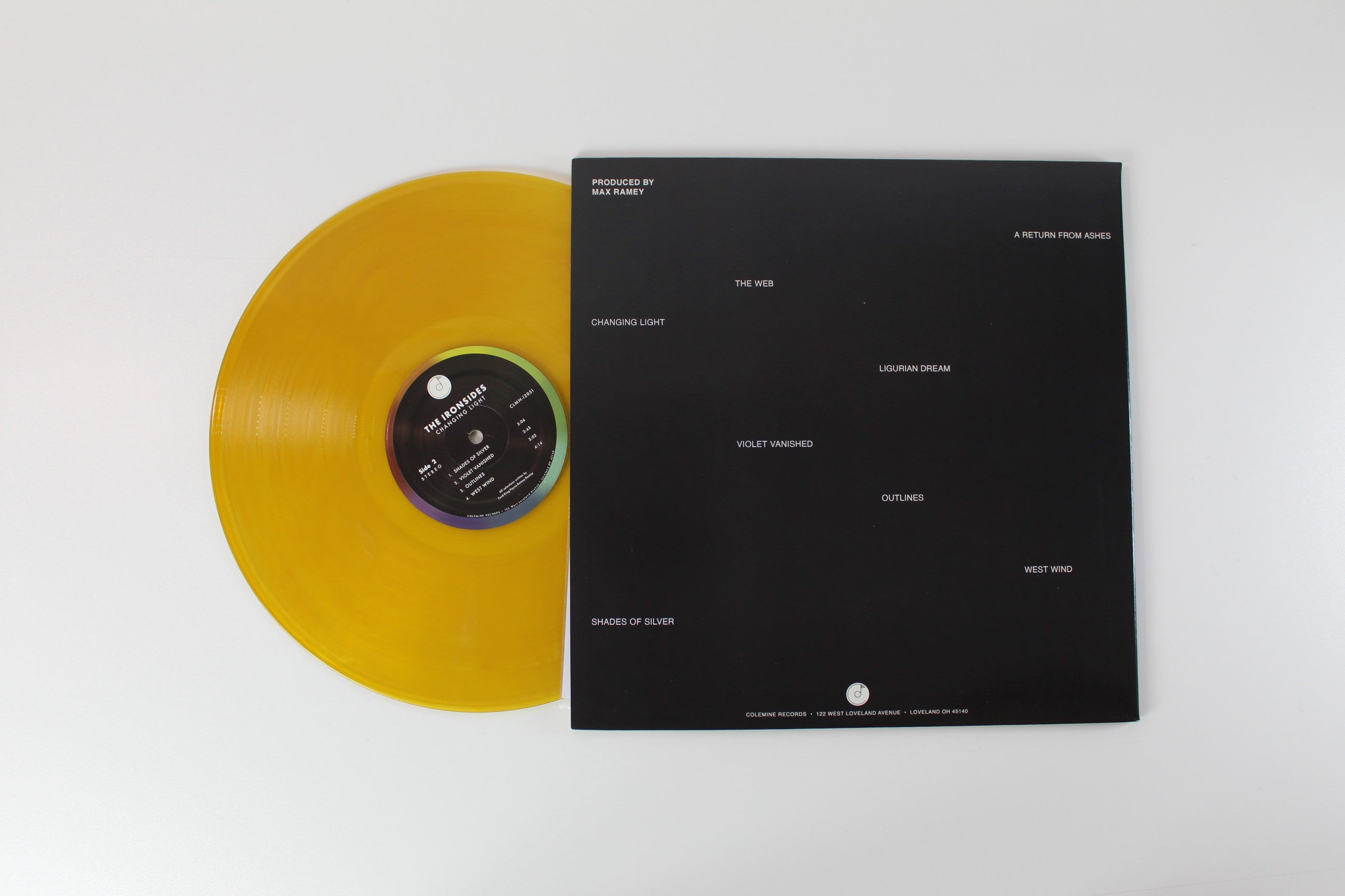 The Ironsides - Changing Light on Colemine Records Ltd. Caramel Swirl Vinyl
