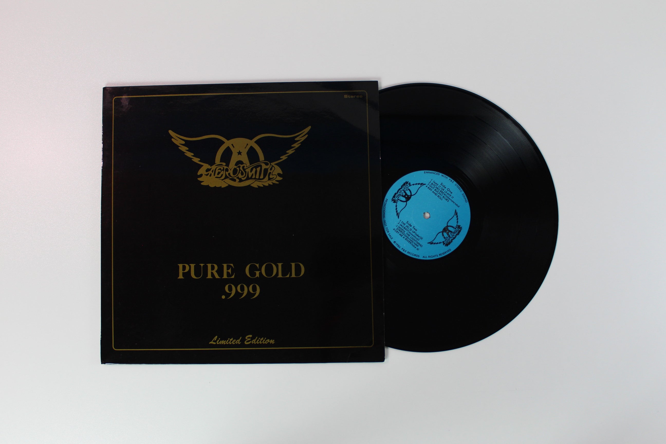 Aerosmith - Pure Gold .999 Unofficial Release on P & E Records