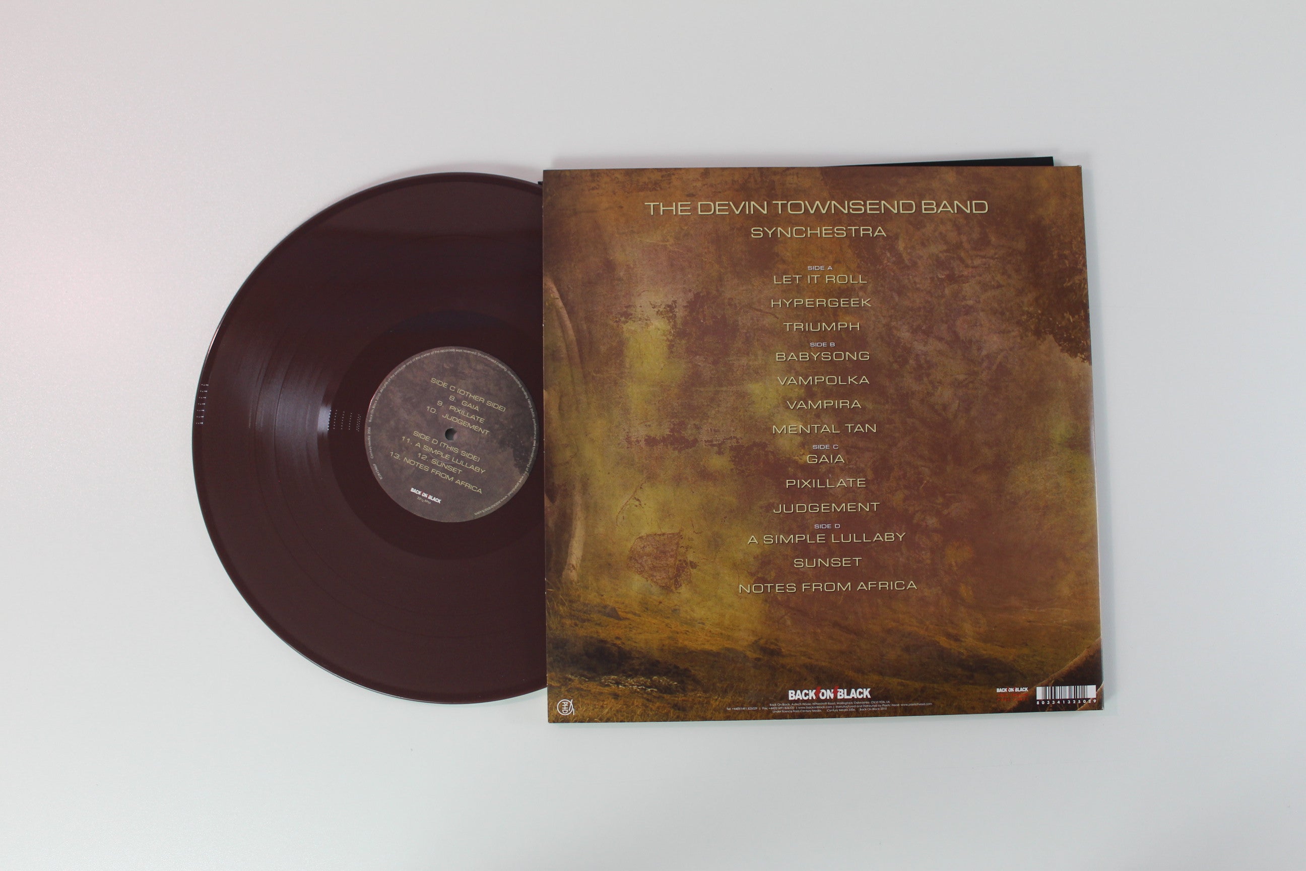 The Devin Townsend Band - Synchestra Ltd. Brown Reissue on Back On Black