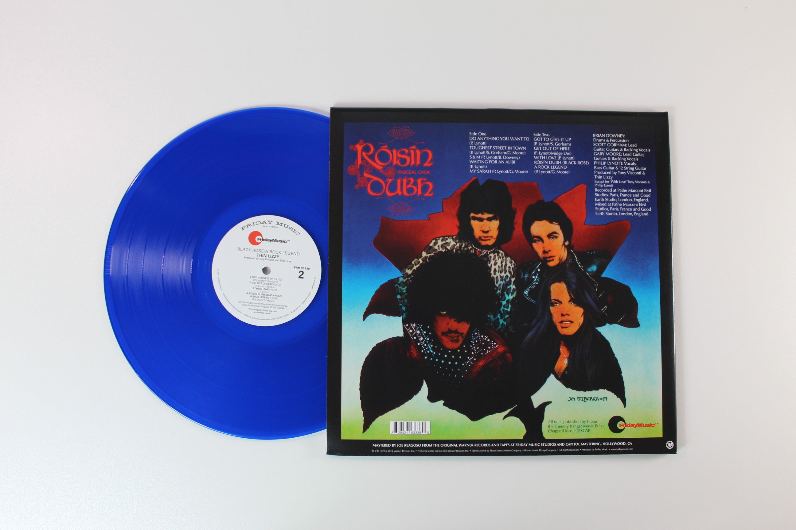 Thin Lizzy - Black Rose (A Rock Legend) on Friday Music - Blue Vinyl