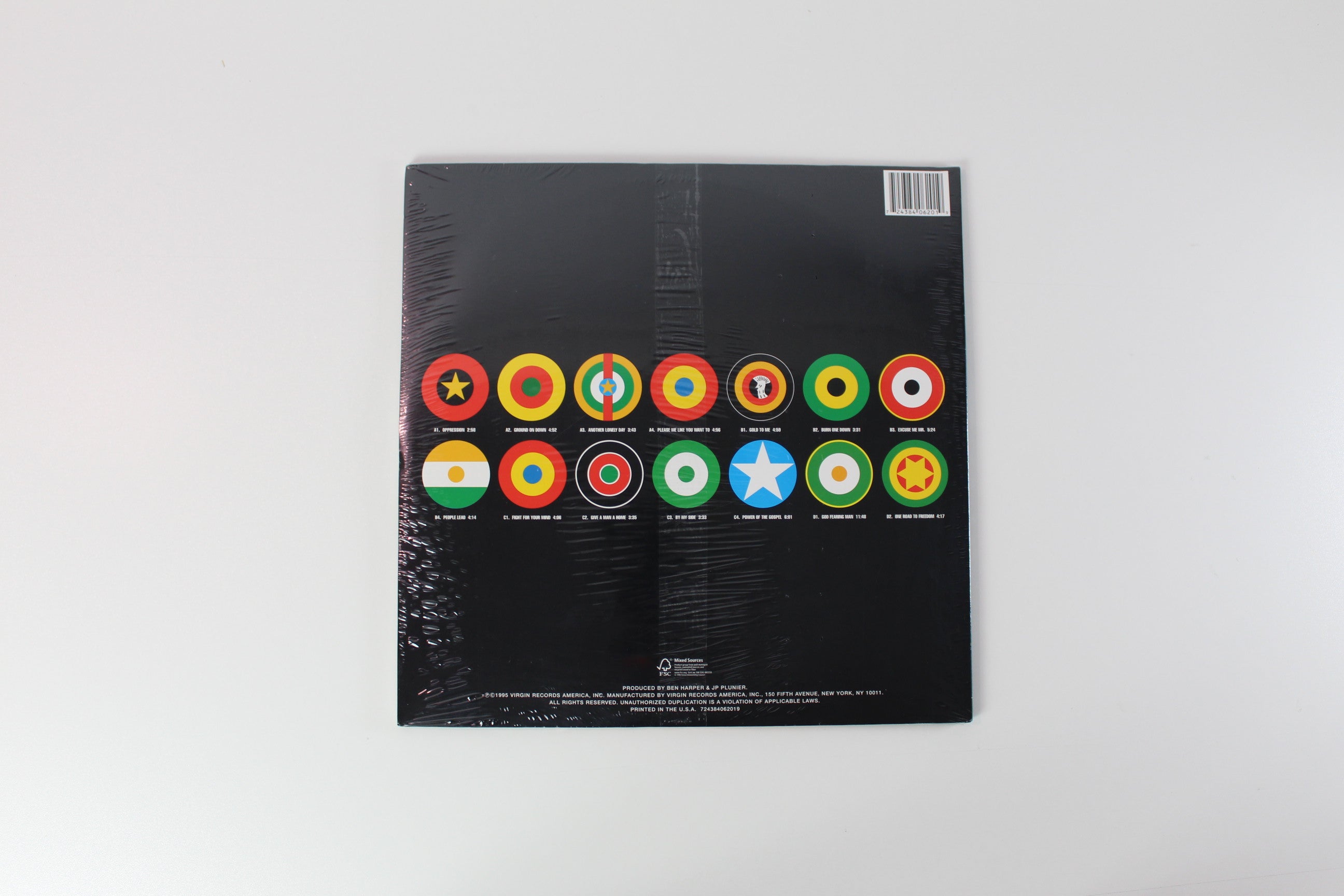 Ben Harper - Fight For Your Mind on Virgin Reissue Sealed