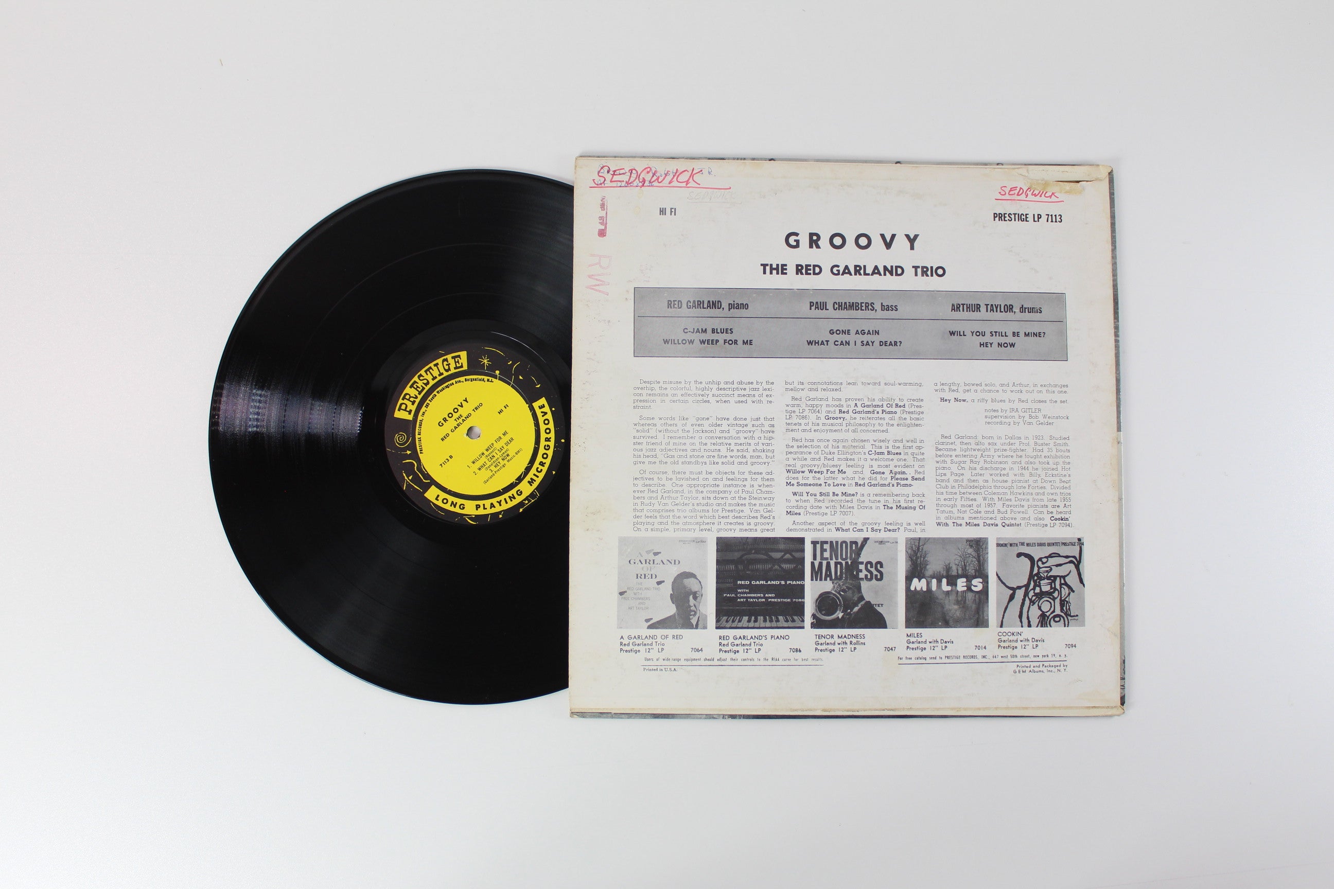 The Red Garland Trio - Groovy on Prestige Mono Reissue
