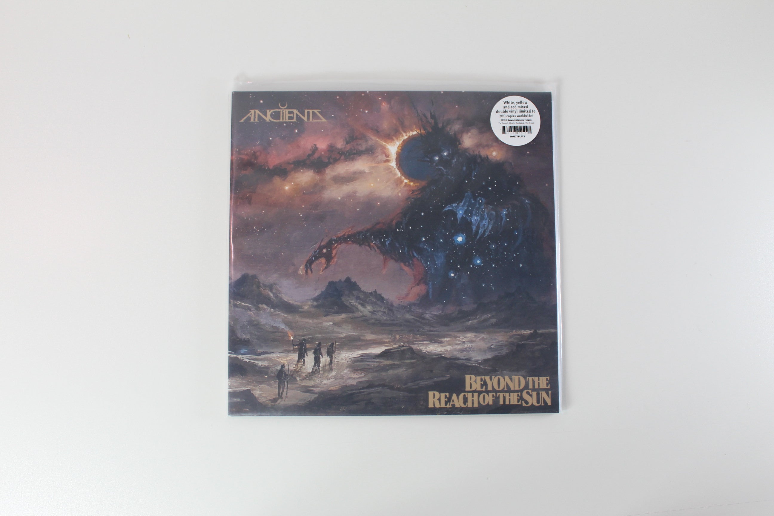 Anciients - Beyond The Reach Of The Sun on Season Of Mist Ltd. White/Yellow/Red Mixed Vinyl