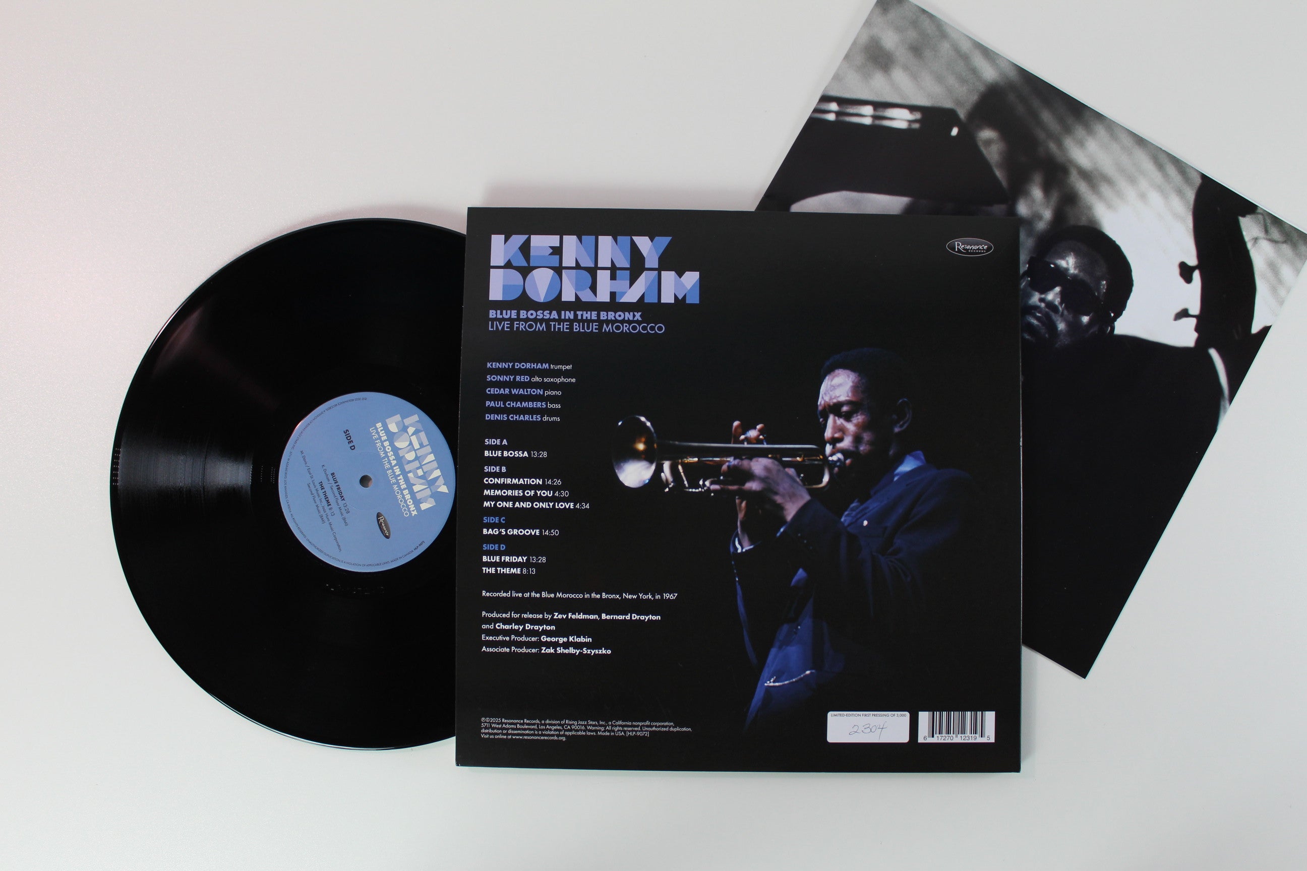 Kenny Dorham - Blue Bossa In The Bronx (Live From The Blue Morocco) Ltd. Numbered on Resonance Records