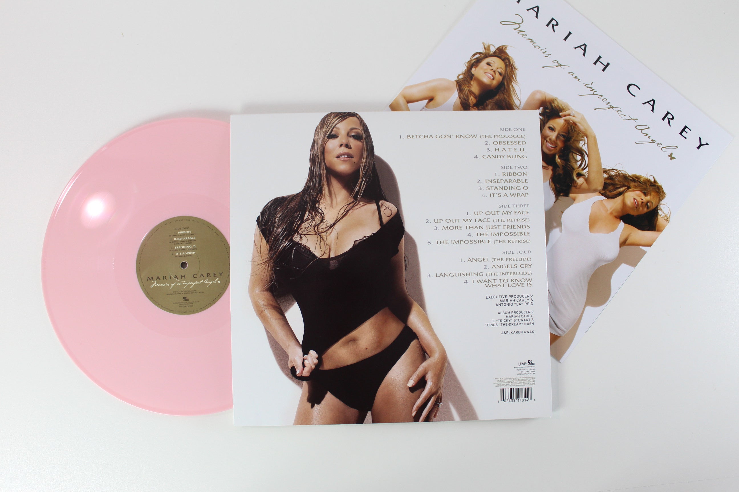 Mariah Carey - Memoirs Of An Imperfect Angel on UMe Ltd. Baby Pink Vinyl Reissue