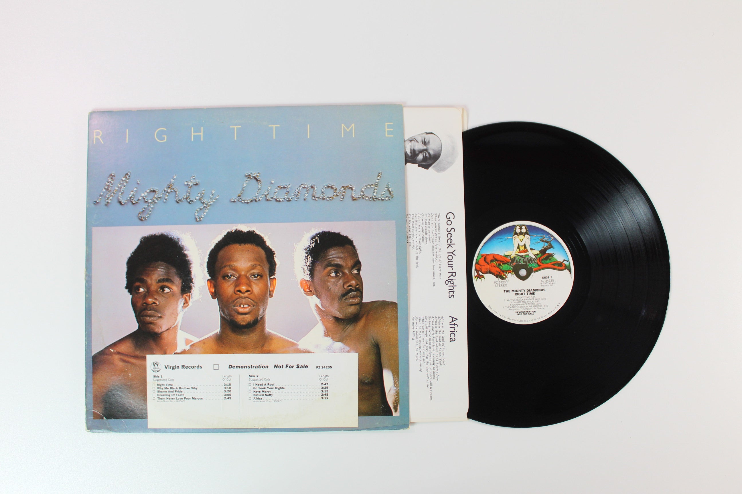 The Mighty Diamonds - Right Time on Virgin - Promo
