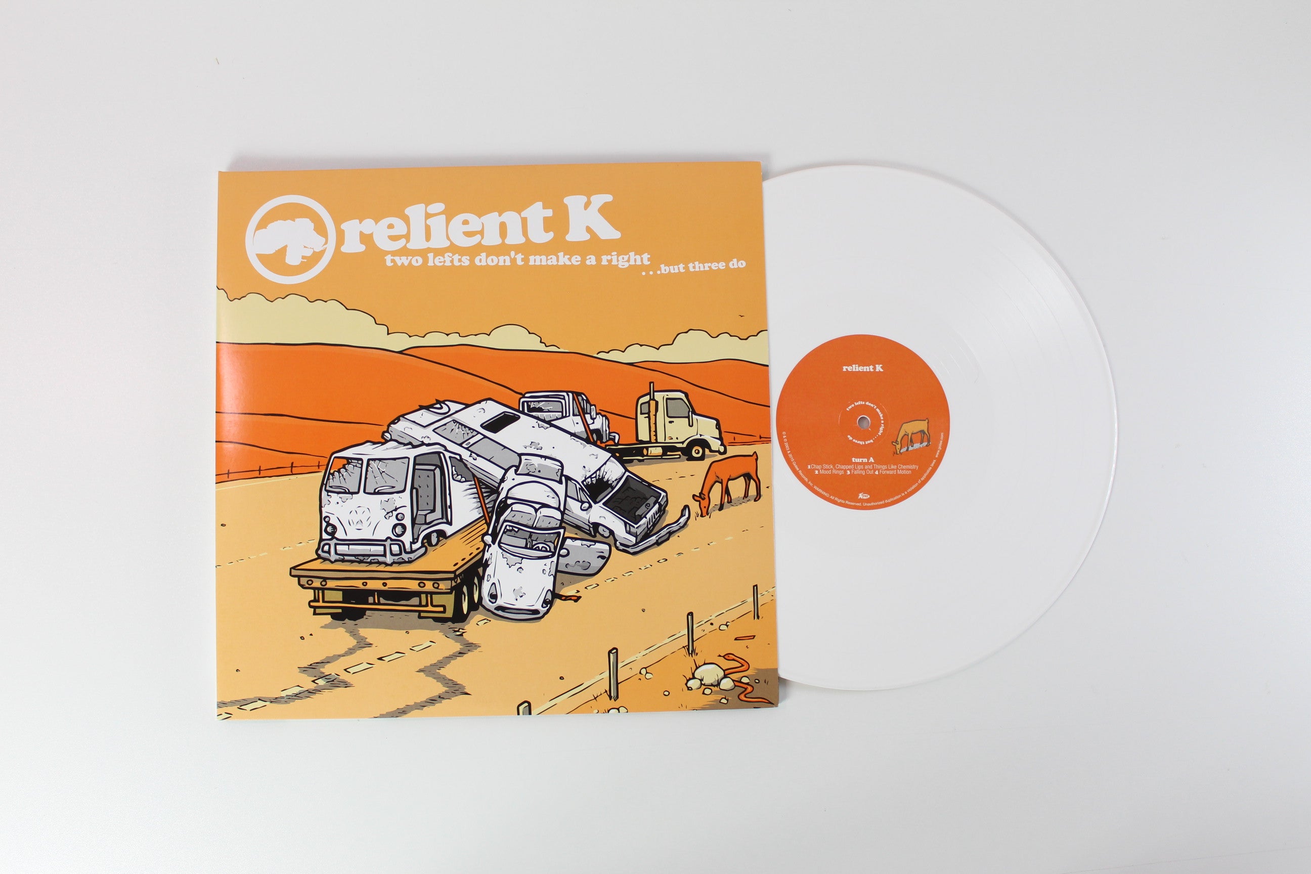 Relient K - Two Lefts Don't Make A Right ...But Three Do on Gotee Records Ltd. White Vinyl