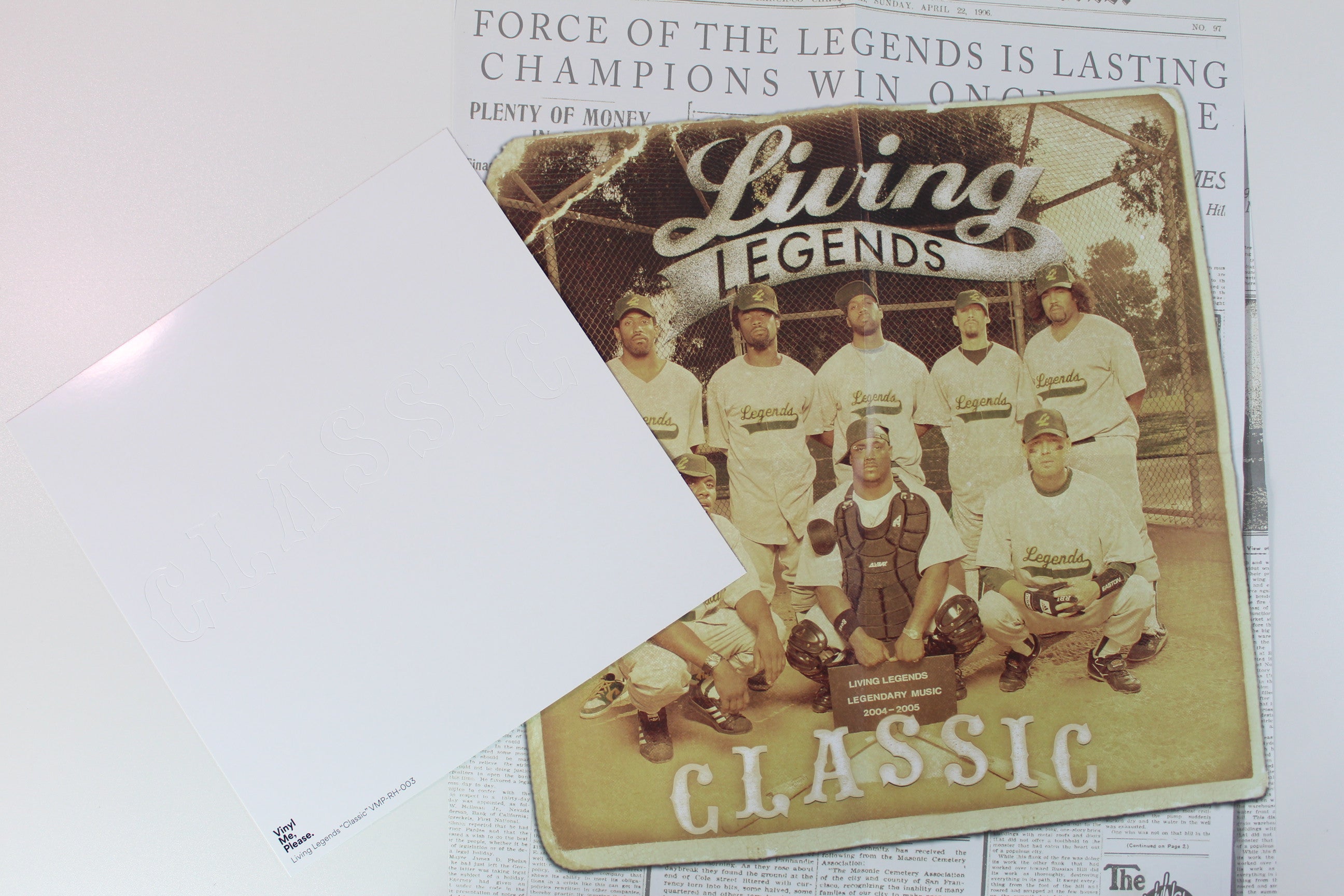 Living Legends - Classic on Up Above Vinyl Me Please Brown Translucent Vinyl Reissue
