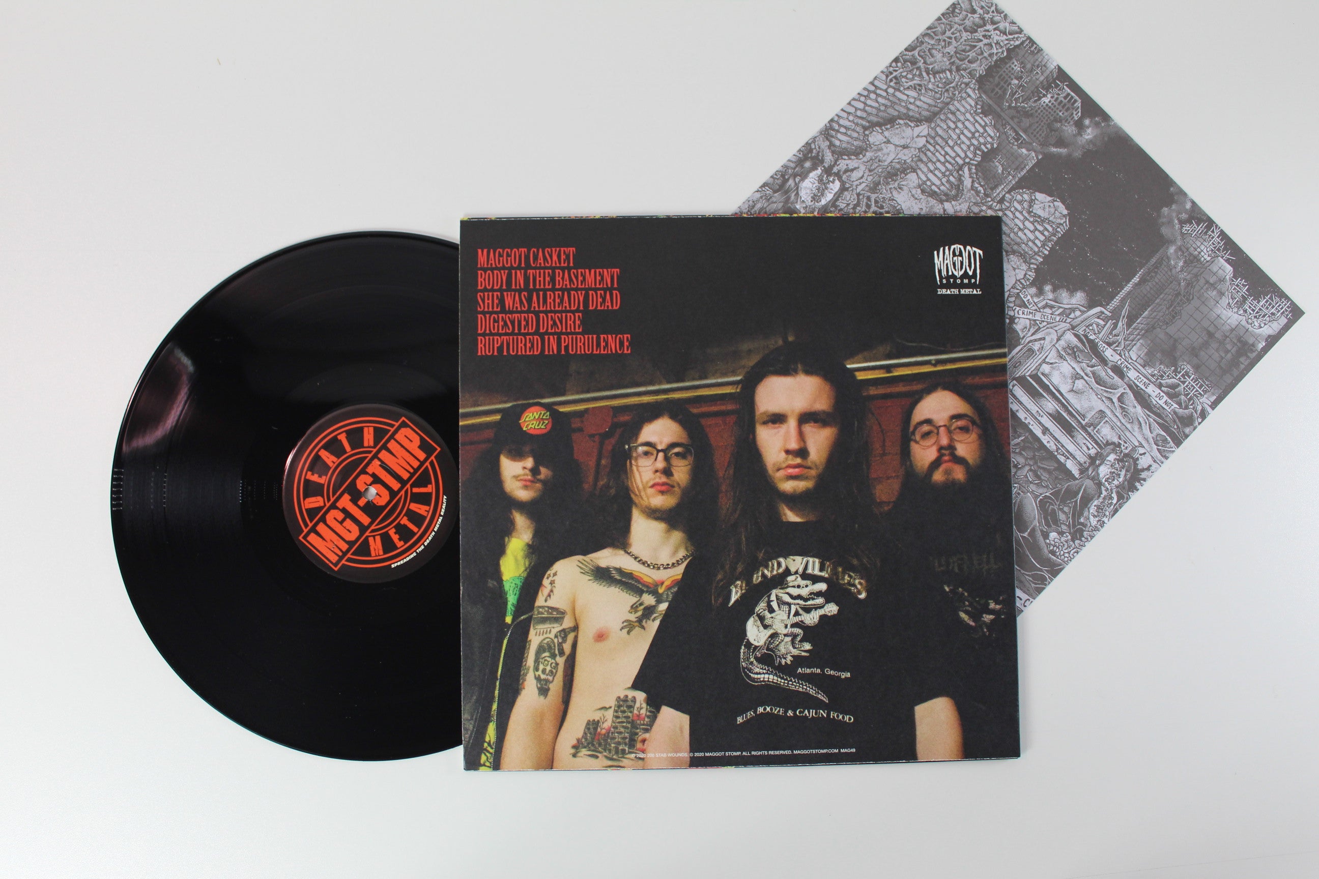 200 Stab Wounds - Piles Of Festering Decomposition on Maggot Stomp 12" 45 RPM