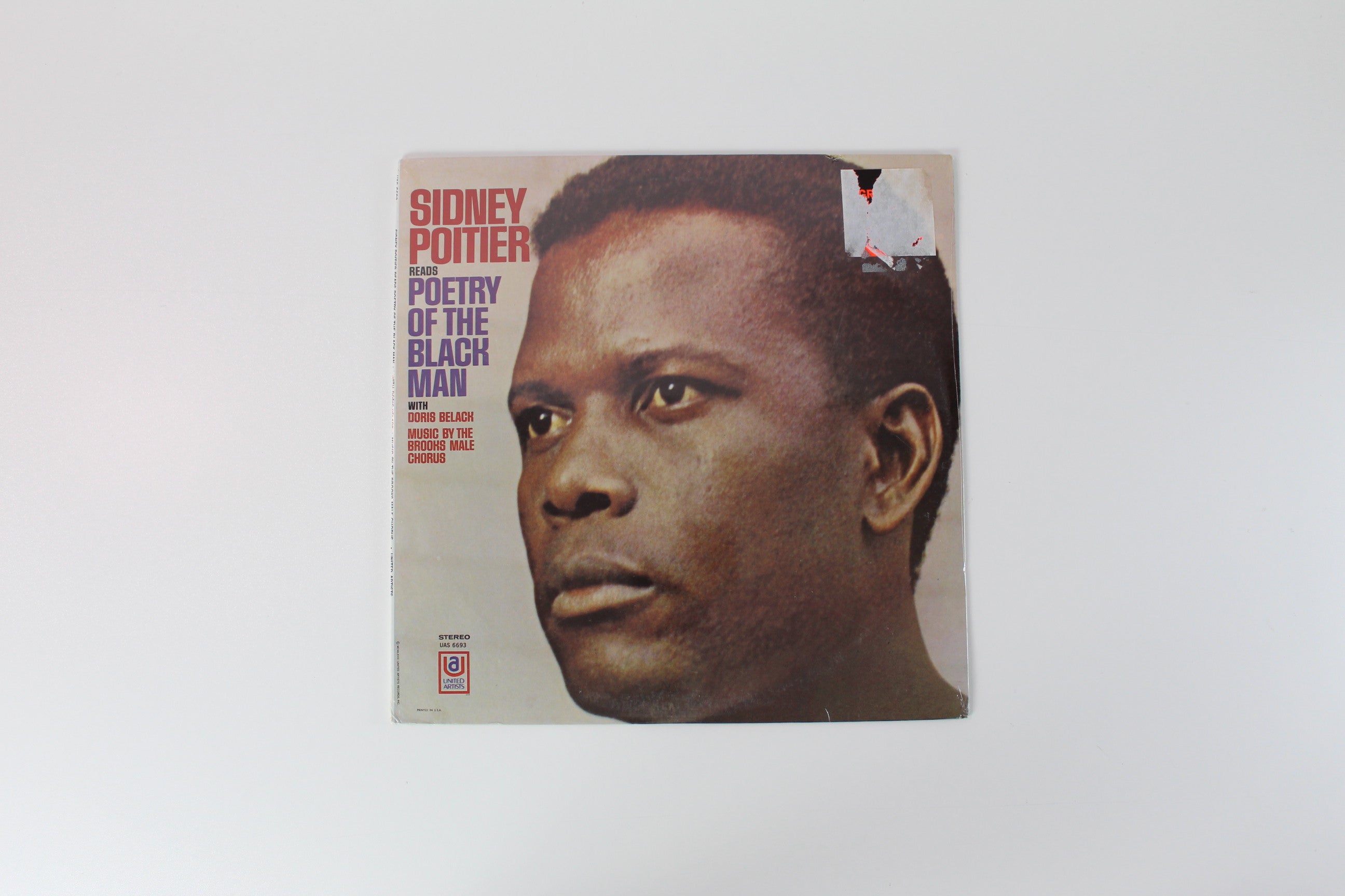 Sidney Poitier - Sidney Poitier Reads The Poetry Of The Black Man on United Artists Stereo Sealed