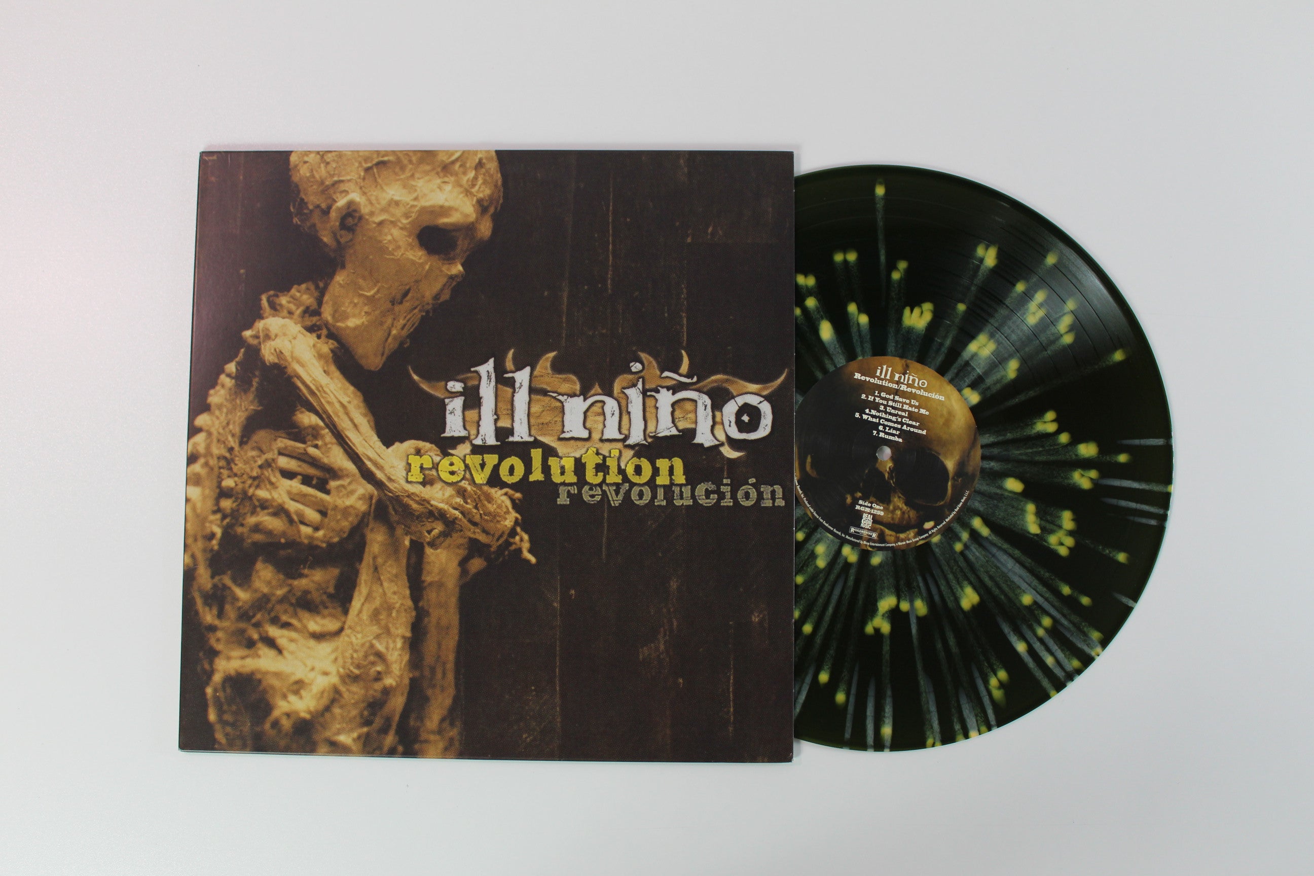 Ill Niño - Revolution Revolución on Real Gone Music Ltd Green with Yellow Splatter