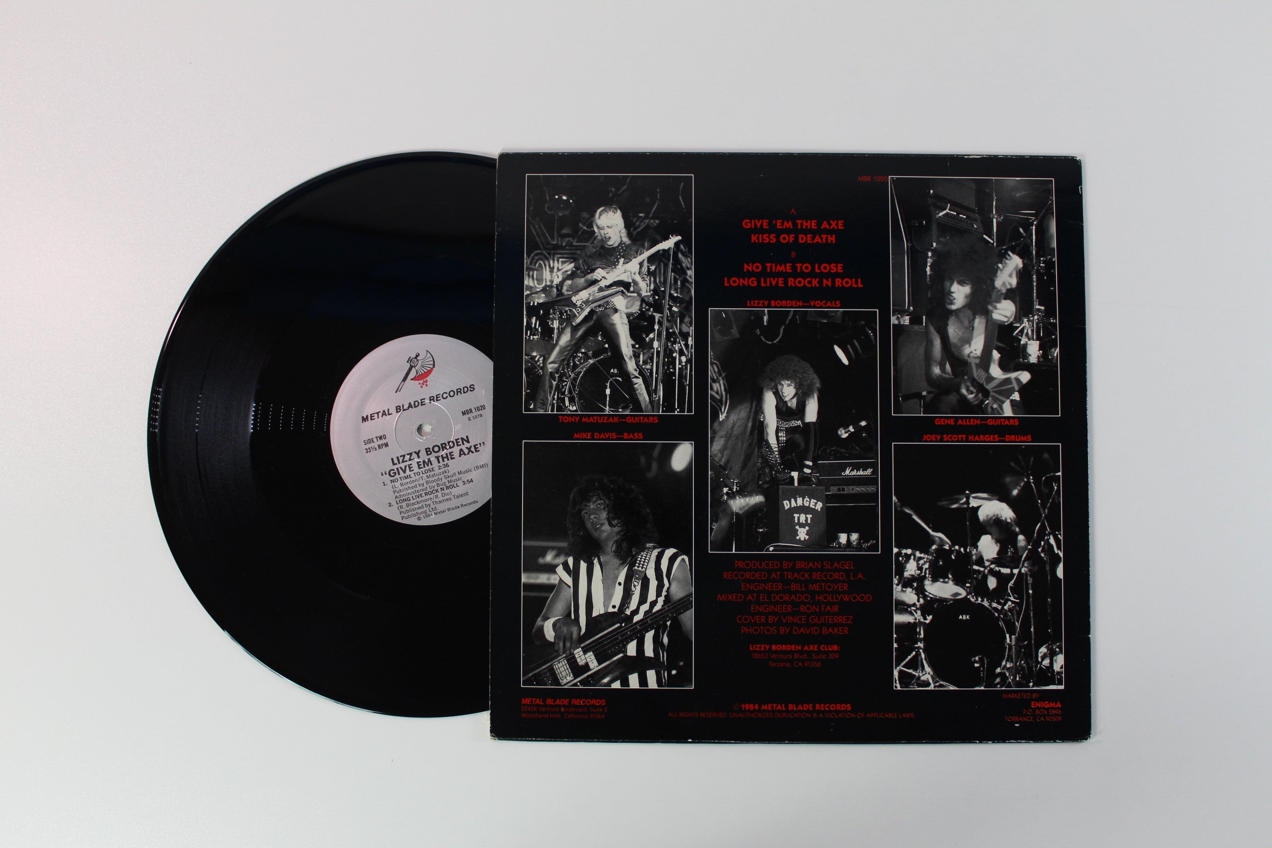 Lizzy Borden - Give 'Em The Axe on Metal Blade