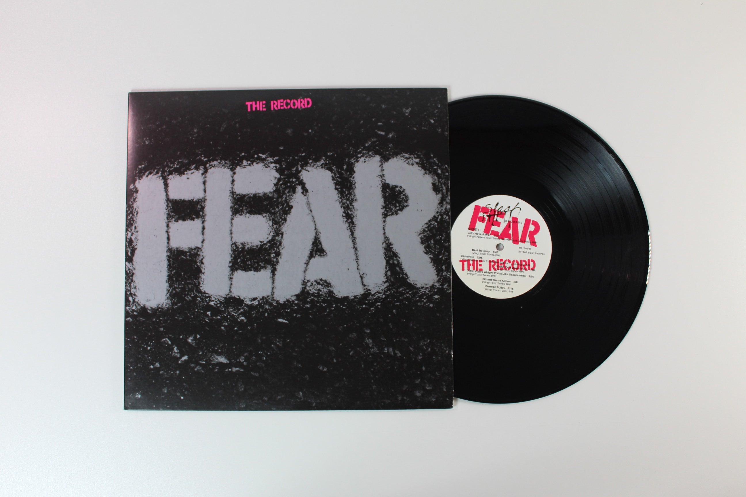 Fear - The Record on Rhino 180 Gram Reissue