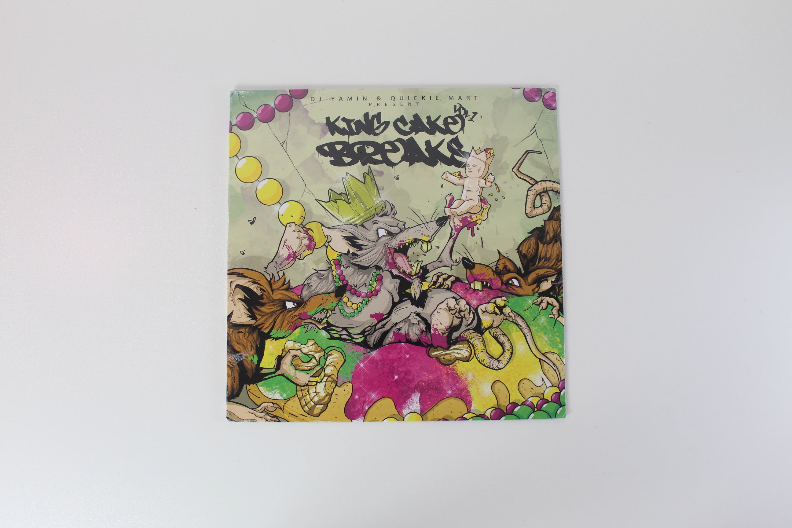 DJ Yamin & DJ Quickie Mart - King Cake Breaks Vol. 1 on Superjock Sealed