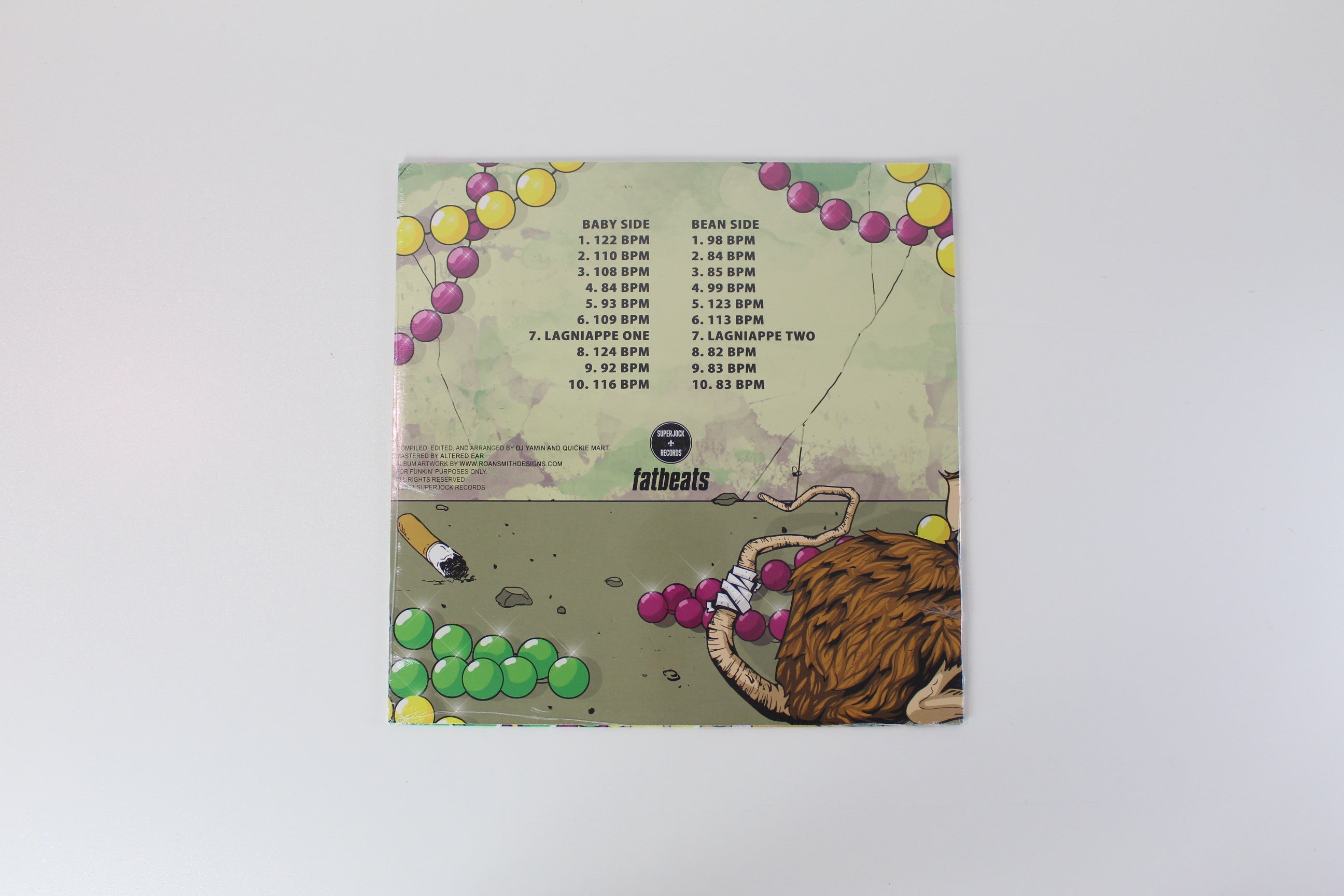 DJ Yamin & DJ Quickie Mart - King Cake Breaks Vol. 1 on Superjock Sealed