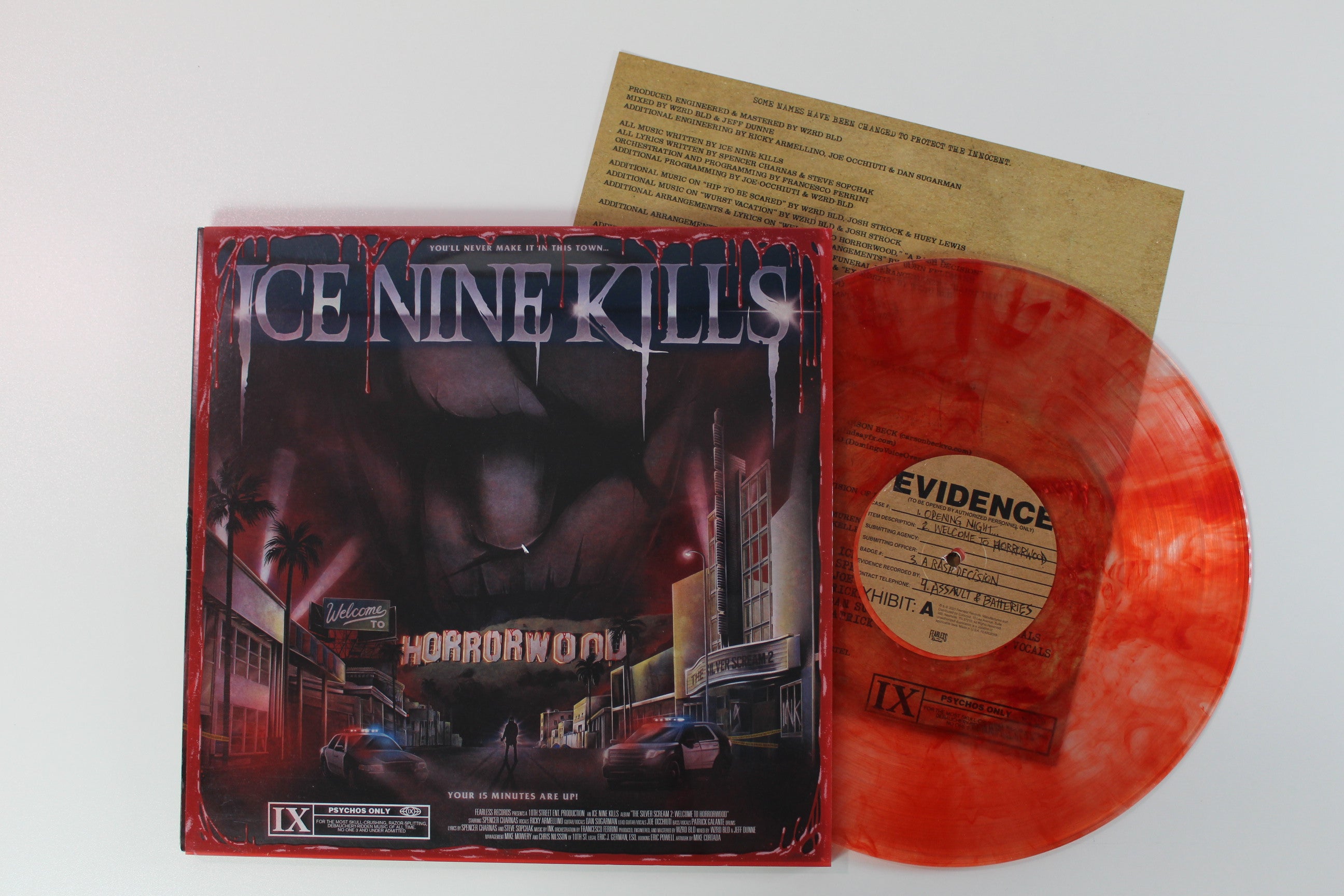 Ice Nine Kills - The Silver Scream 2: Welcome To Horrorwood on Fearless Ltd Bloody Raincoat Vinyl
