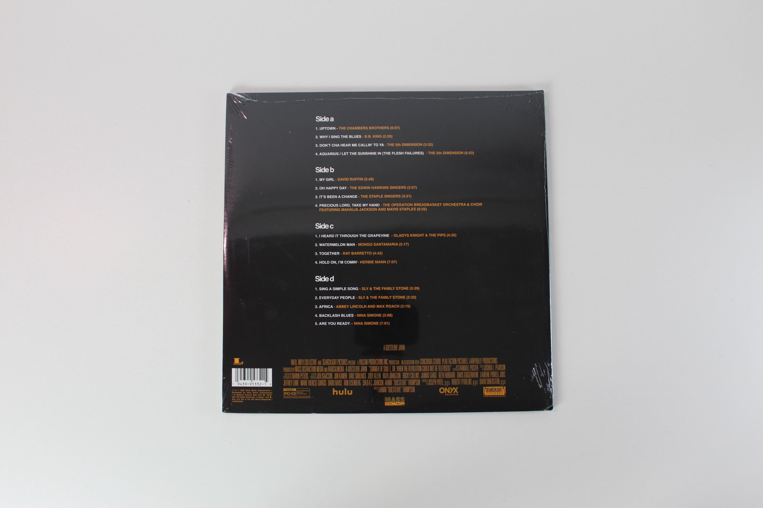 Various - Summer Of Soul (... Or When The Revolution Could Not Be Televised) (Original Motion Picture Soundtrack) on Legacy Sealed