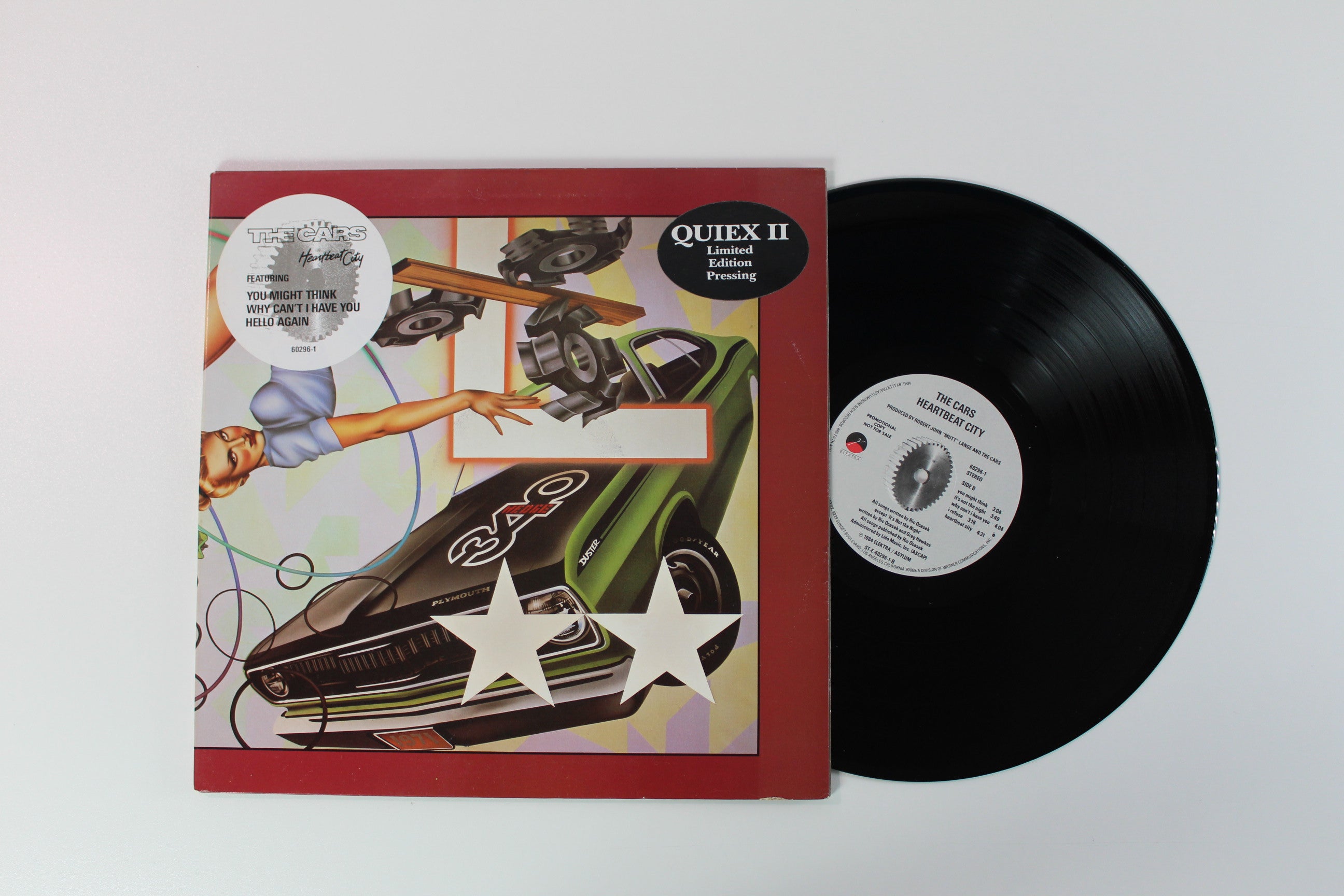 The Cars - Heartbeat City on Elektra Quiex II Promo