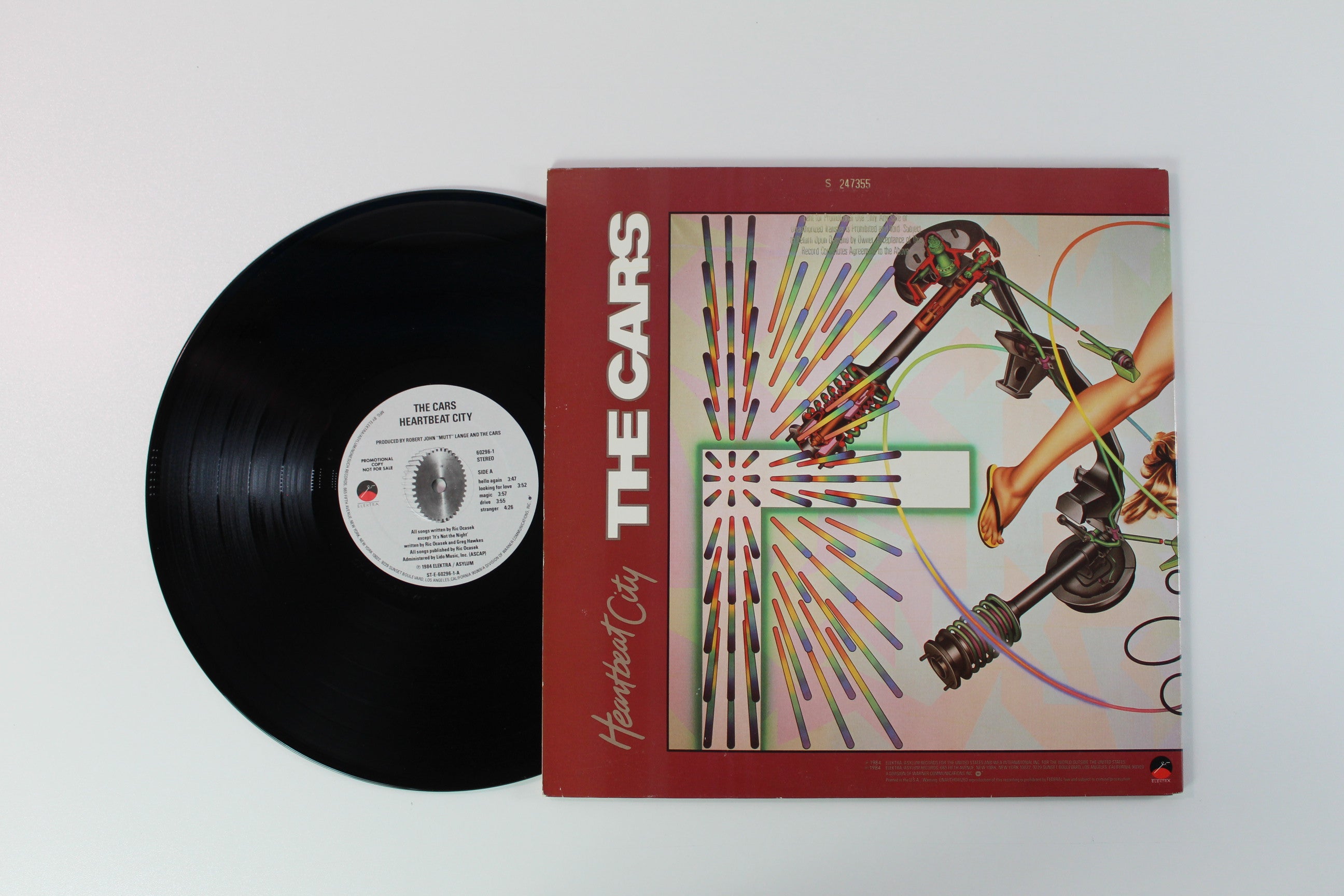 The Cars - Heartbeat City on Elektra Quiex II Promo