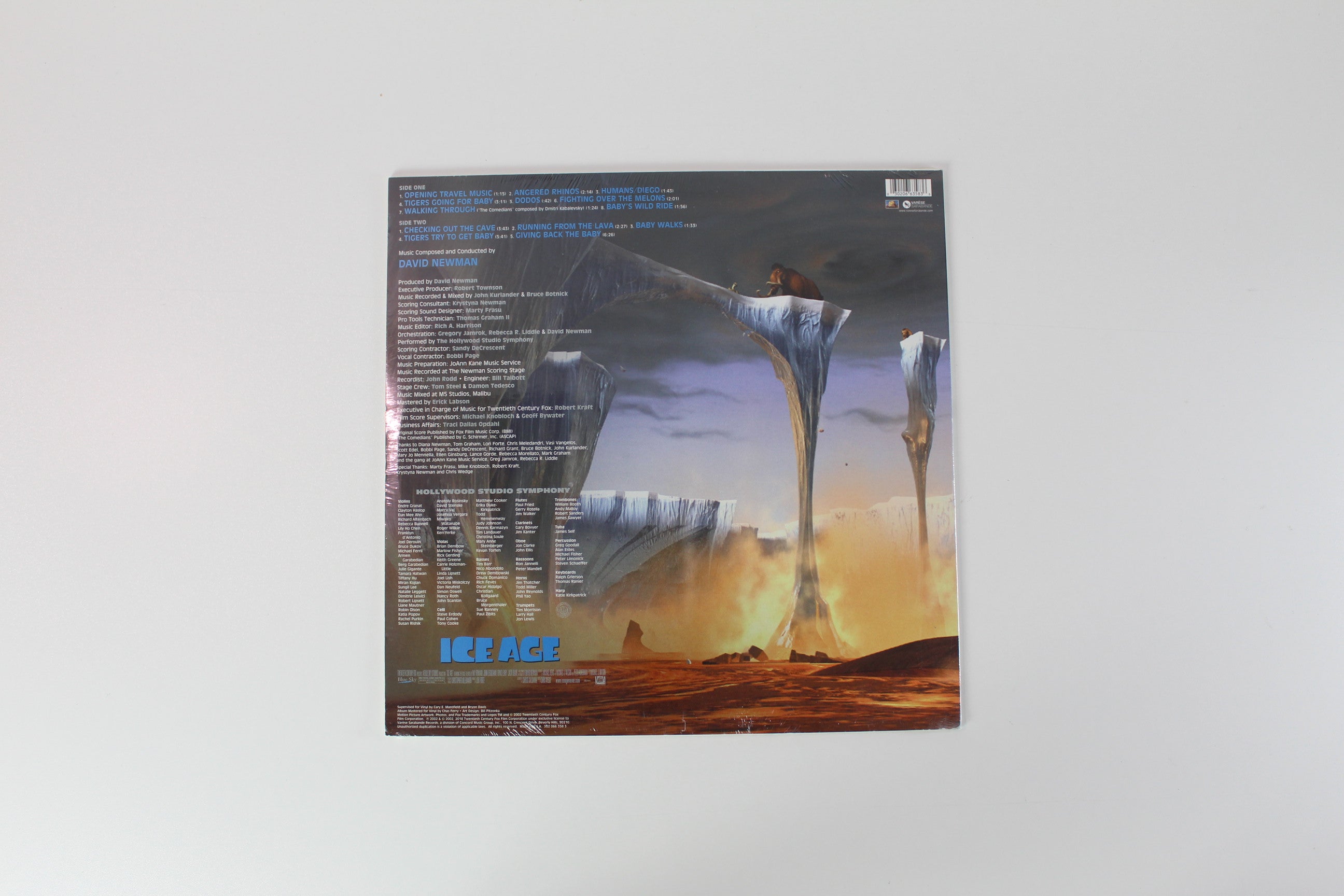 David Newman - Ice Age (Original Motion Picture Soundtrack) on Varese Sarabande Picture Disc Sealed