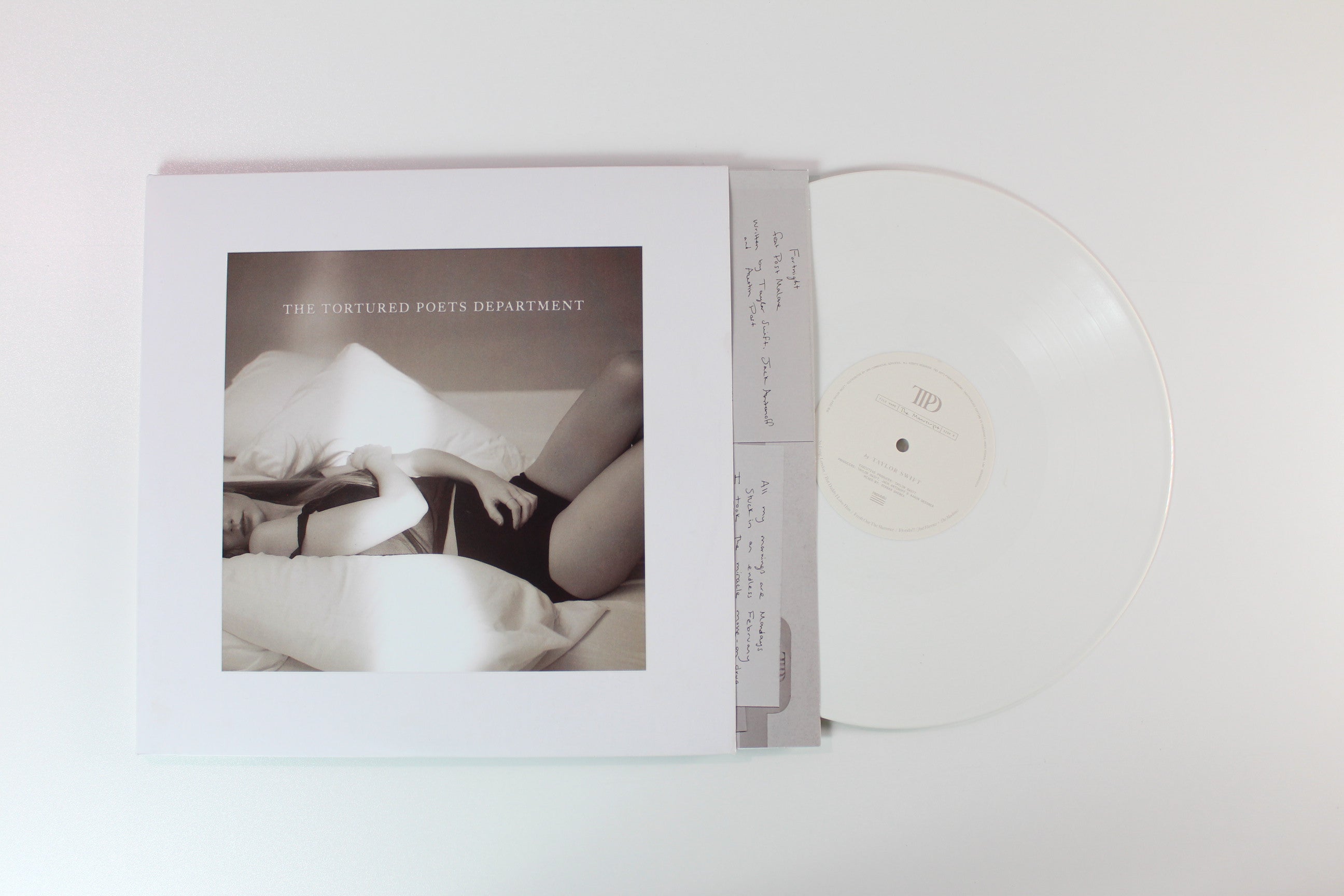 Taylor Swift - The Tortured Poets Department on Republic White Vinyl