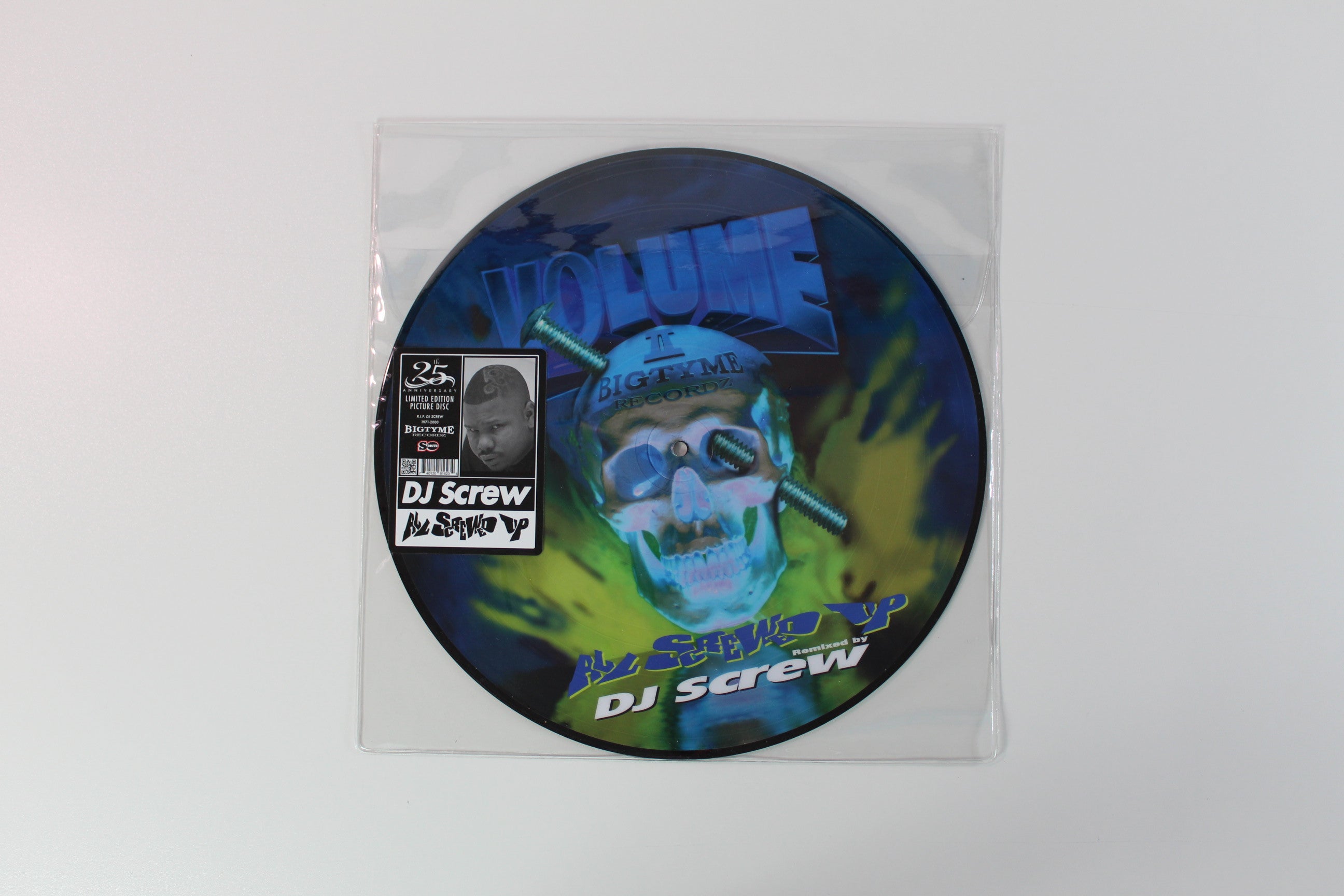 DJ Screw - Bigtyme Vol II All Screwed Up on Bigtyme Recordz Ltd Picture Disc