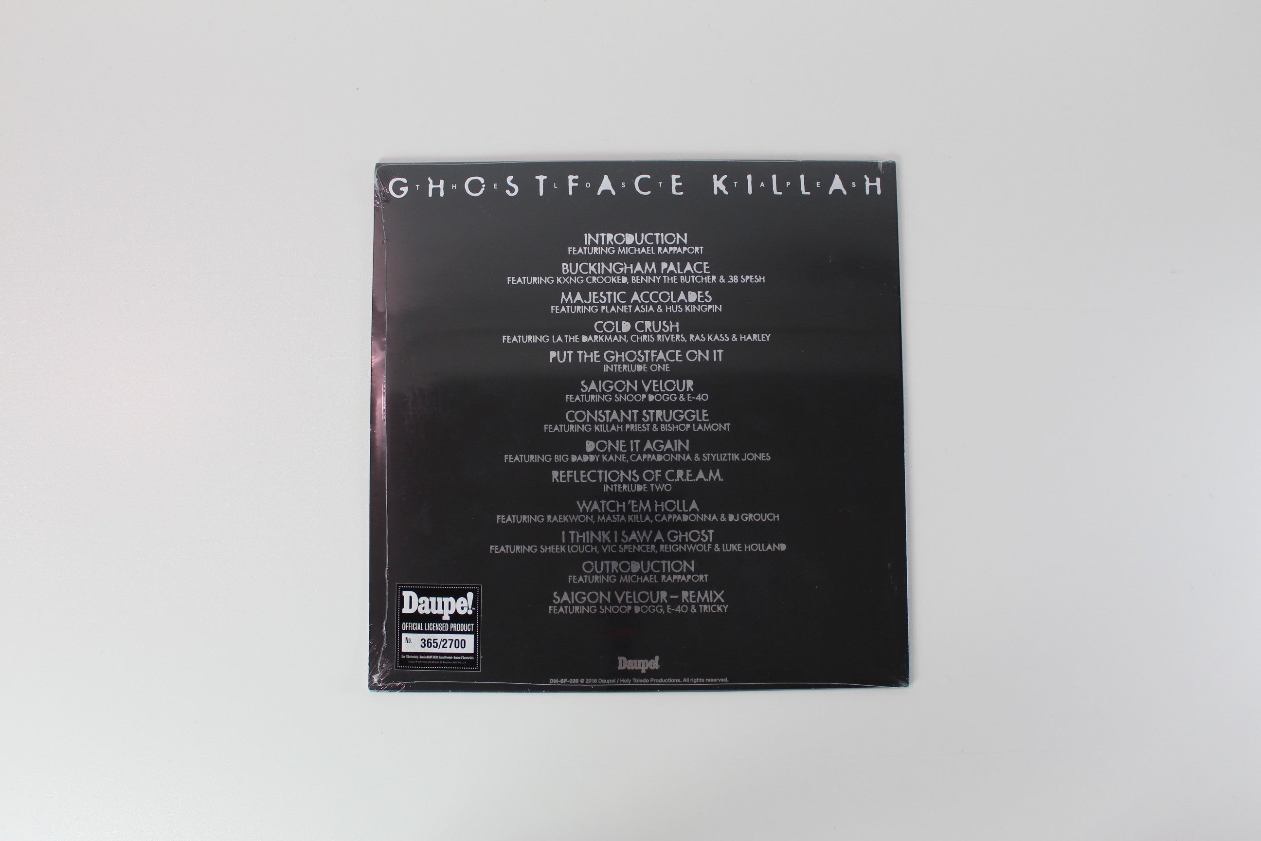 Ghostface Killah - The Lost Tapes on Daupe Ltd Numbered Sealed