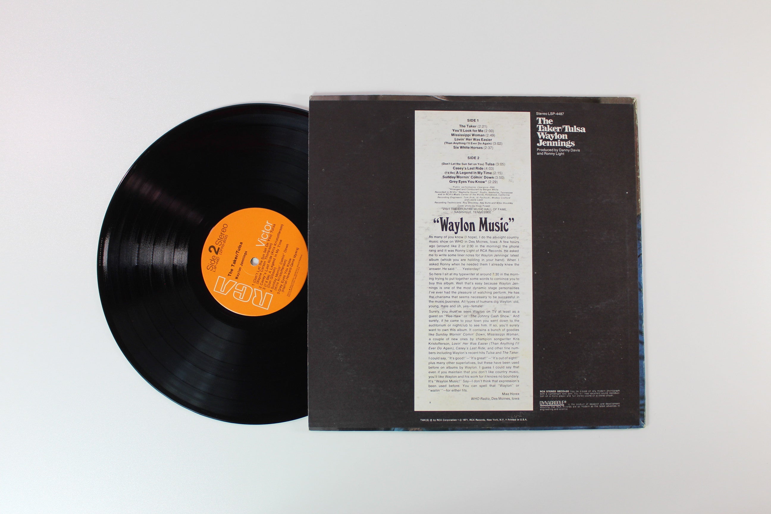 Waylon Jennings - The Taker / Tulsa on RCA