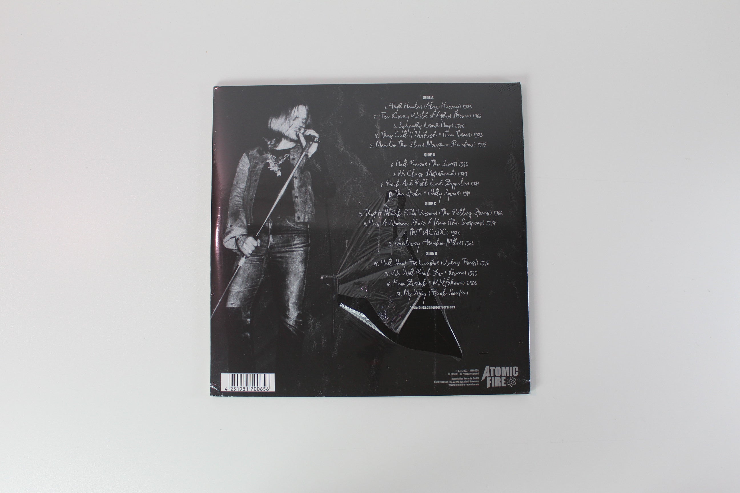 Udo Dirkschneider - My Way on Atomic Fire RSD 2022 Ltd White / Black / Blue Marbled Sealed