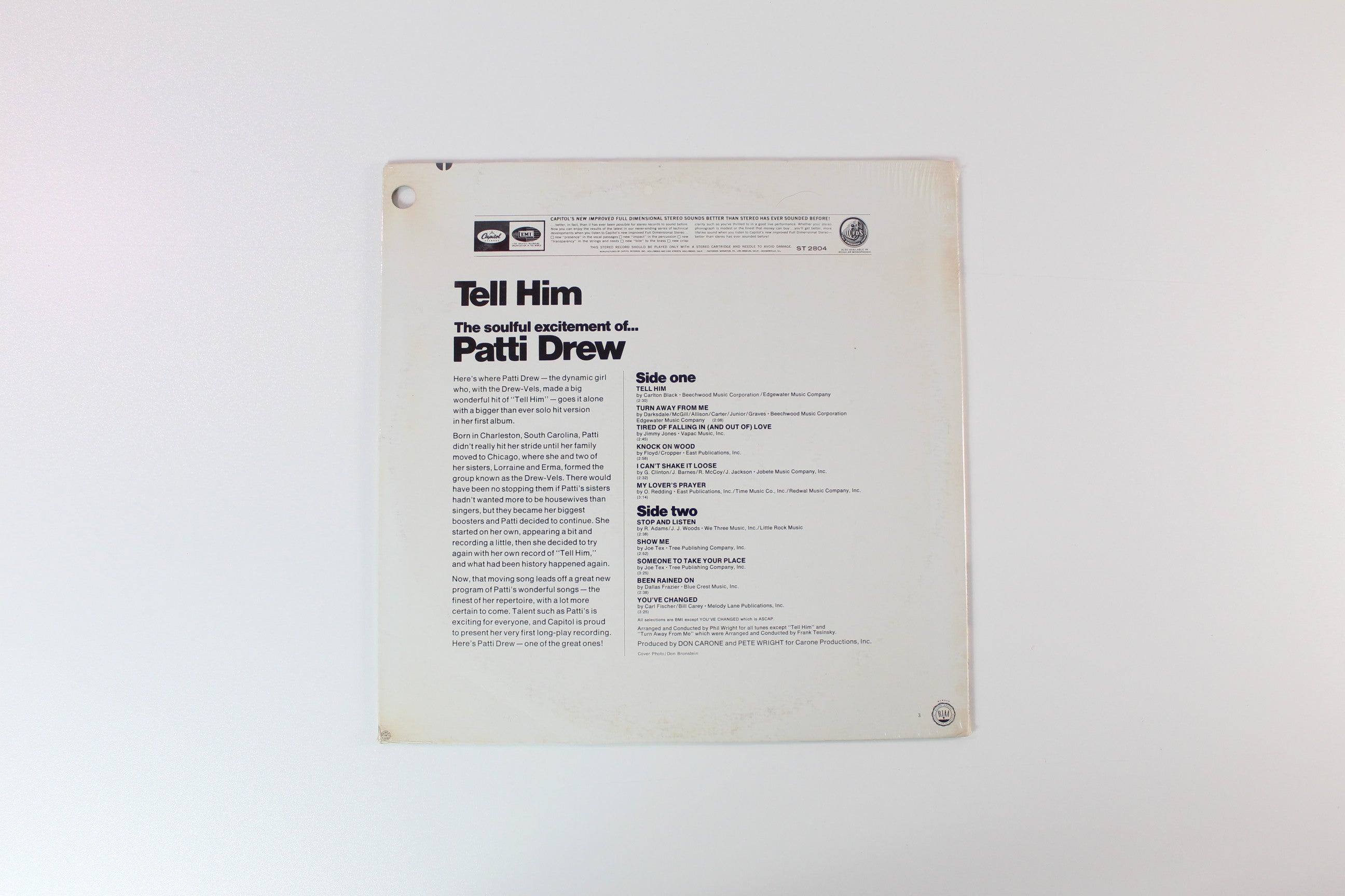Patti Drew - Tell Him on Capitol Sealed