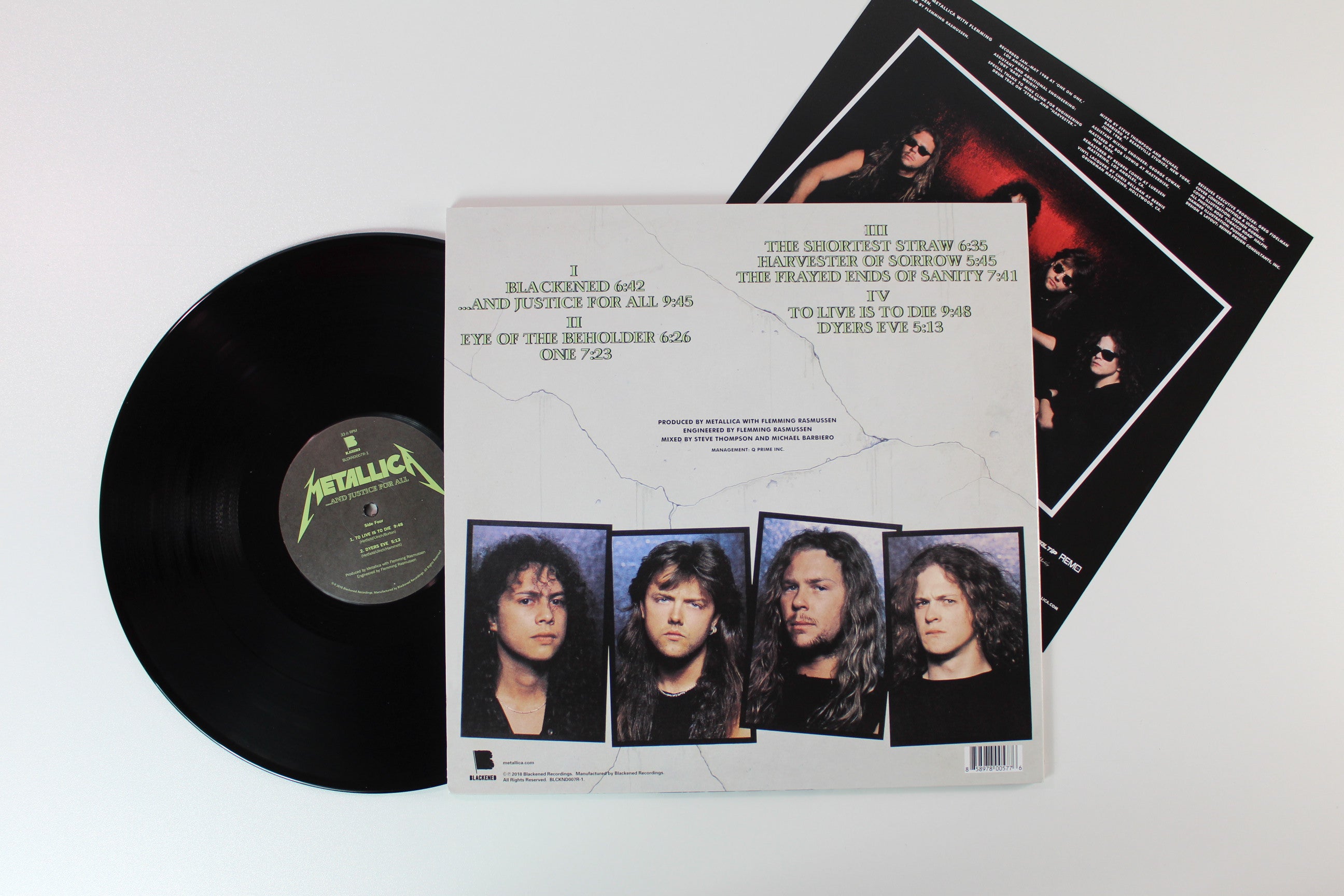 Metallica - ...And Justice For All on Blackened 180 Gram Reissue