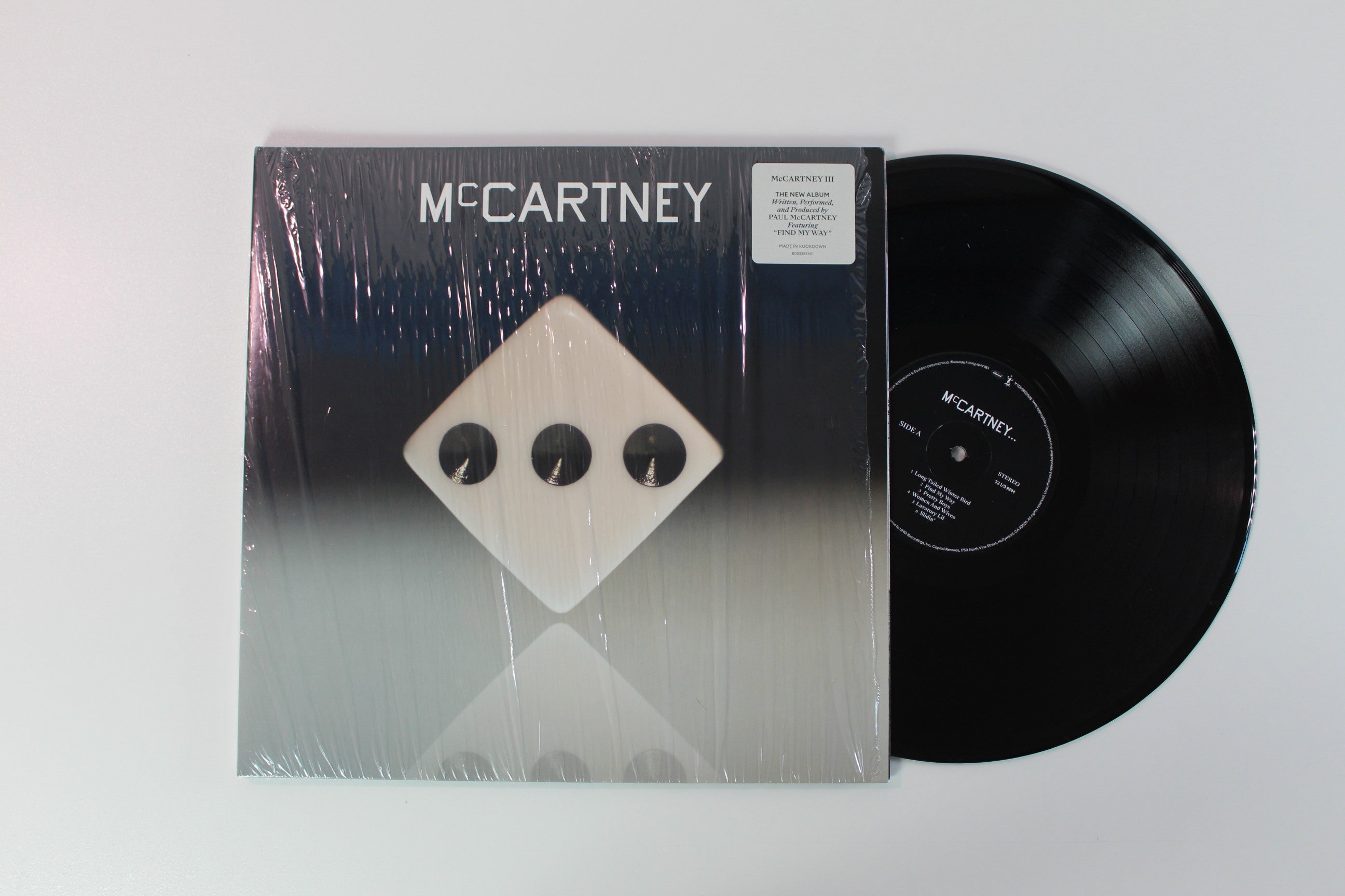 Paul McCartney - McCartney III on Capitol White Spine Gatefold