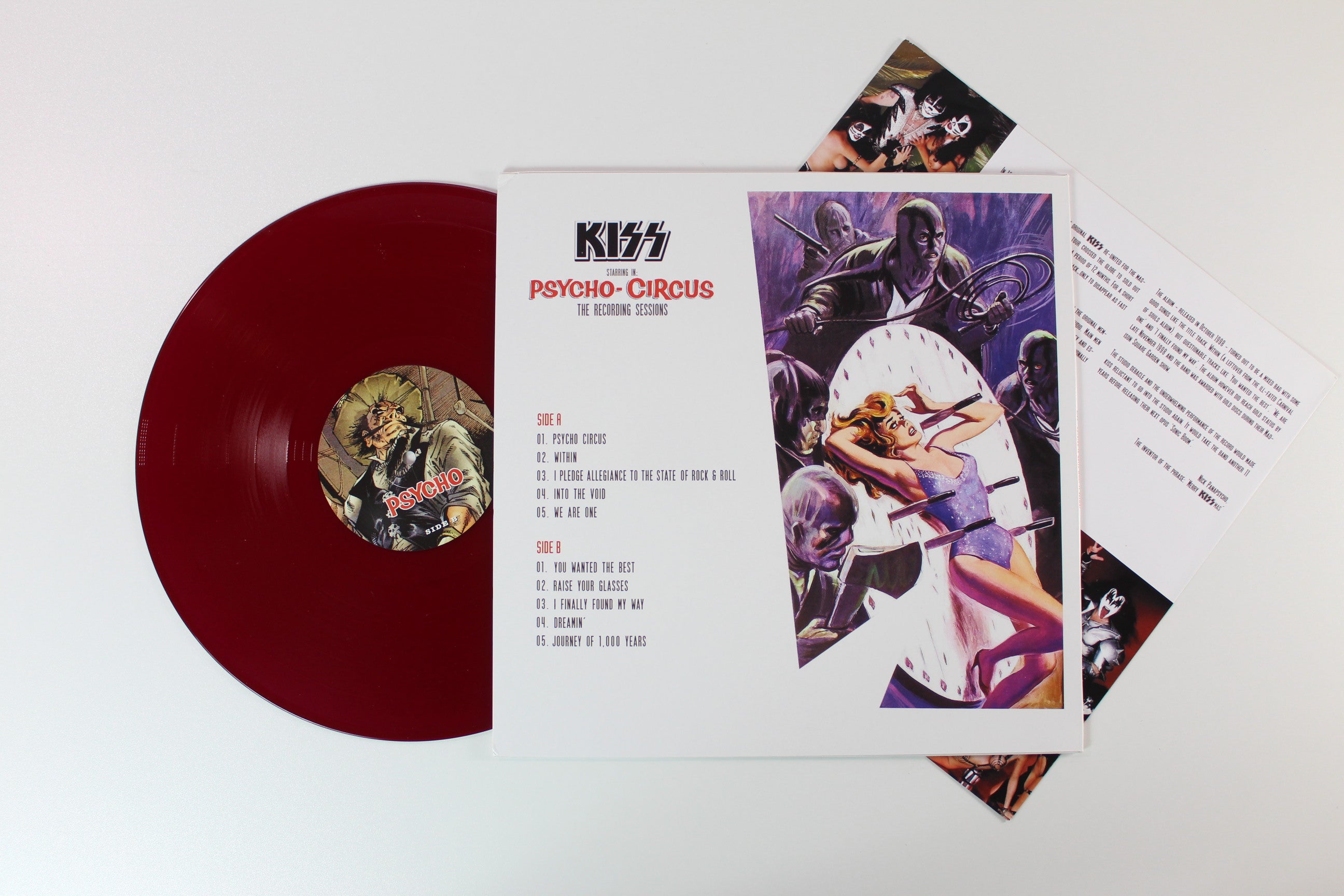 Kiss - Nothing Is Quite What It Seems! Unofficial Colored Vinyl Pressing