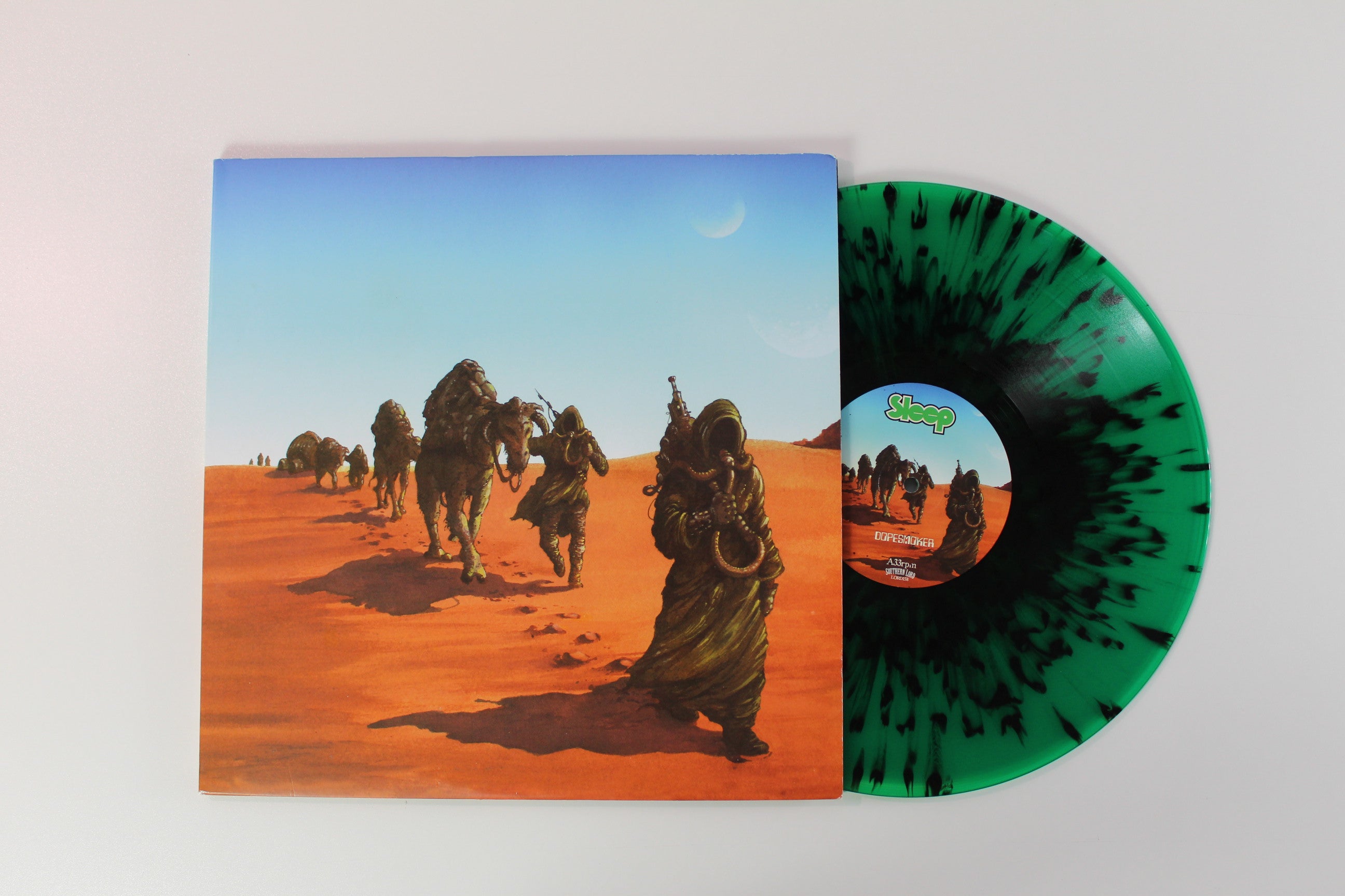 Sleep - Dopesmoker on Southern Lord Ltd Green/Black Splatter Reissue