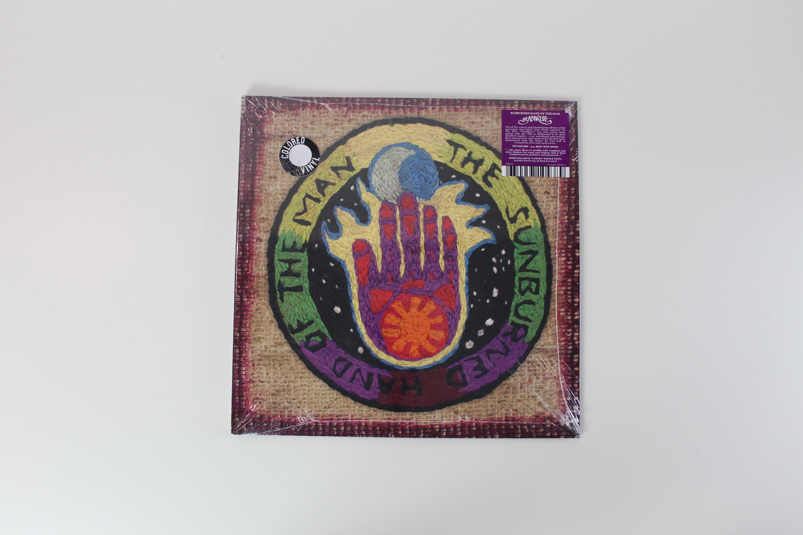 Sunburned Hand Of The Man - Headdress on Three Lobed Recordings Ltd Purple Vinyl Reissue Sealed