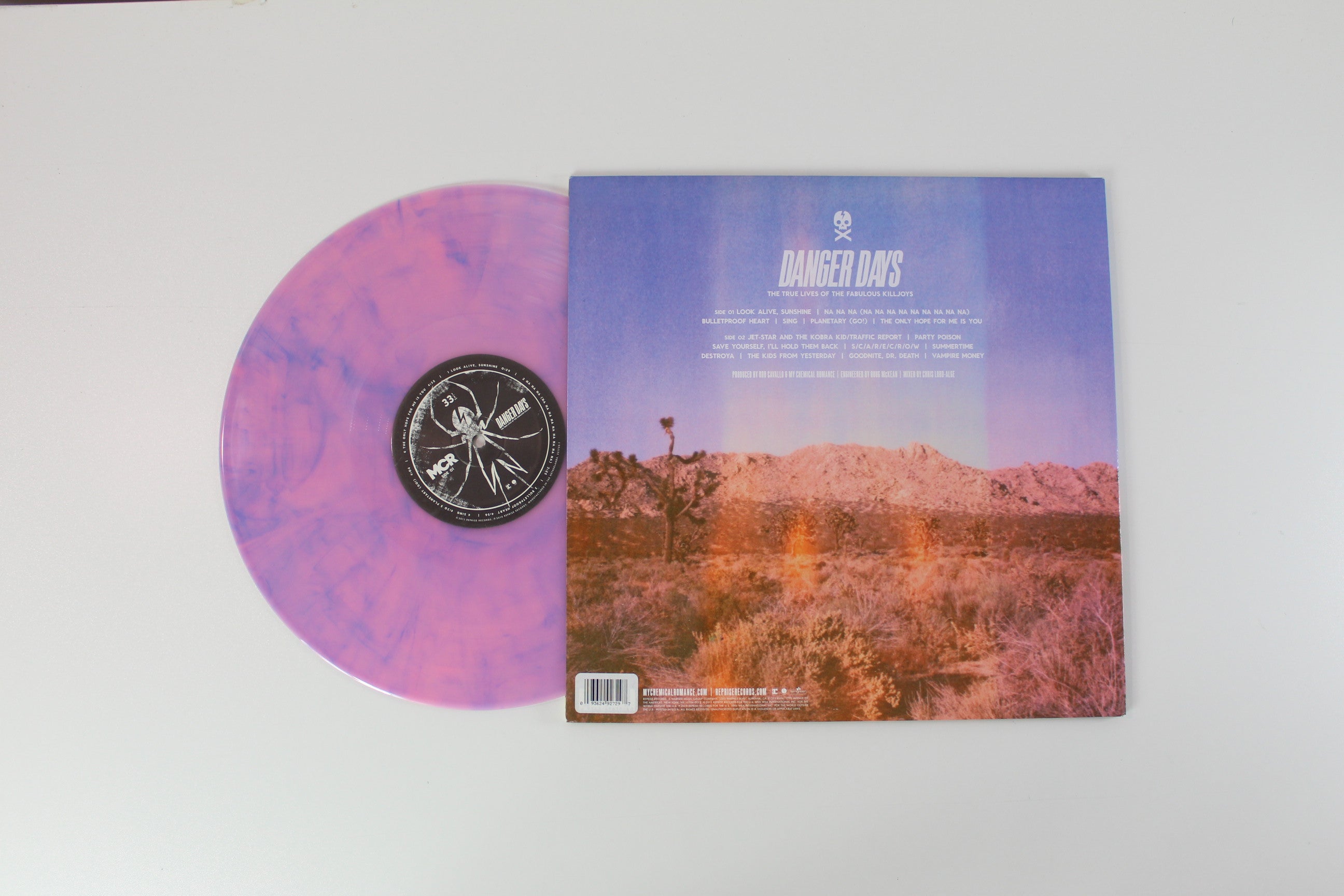 My Chemical Romance - Danger Days: The True Lives Of The Fabulous Killjoys on Reprise Records Ltd. Pink & Blue Vinyl Reissue