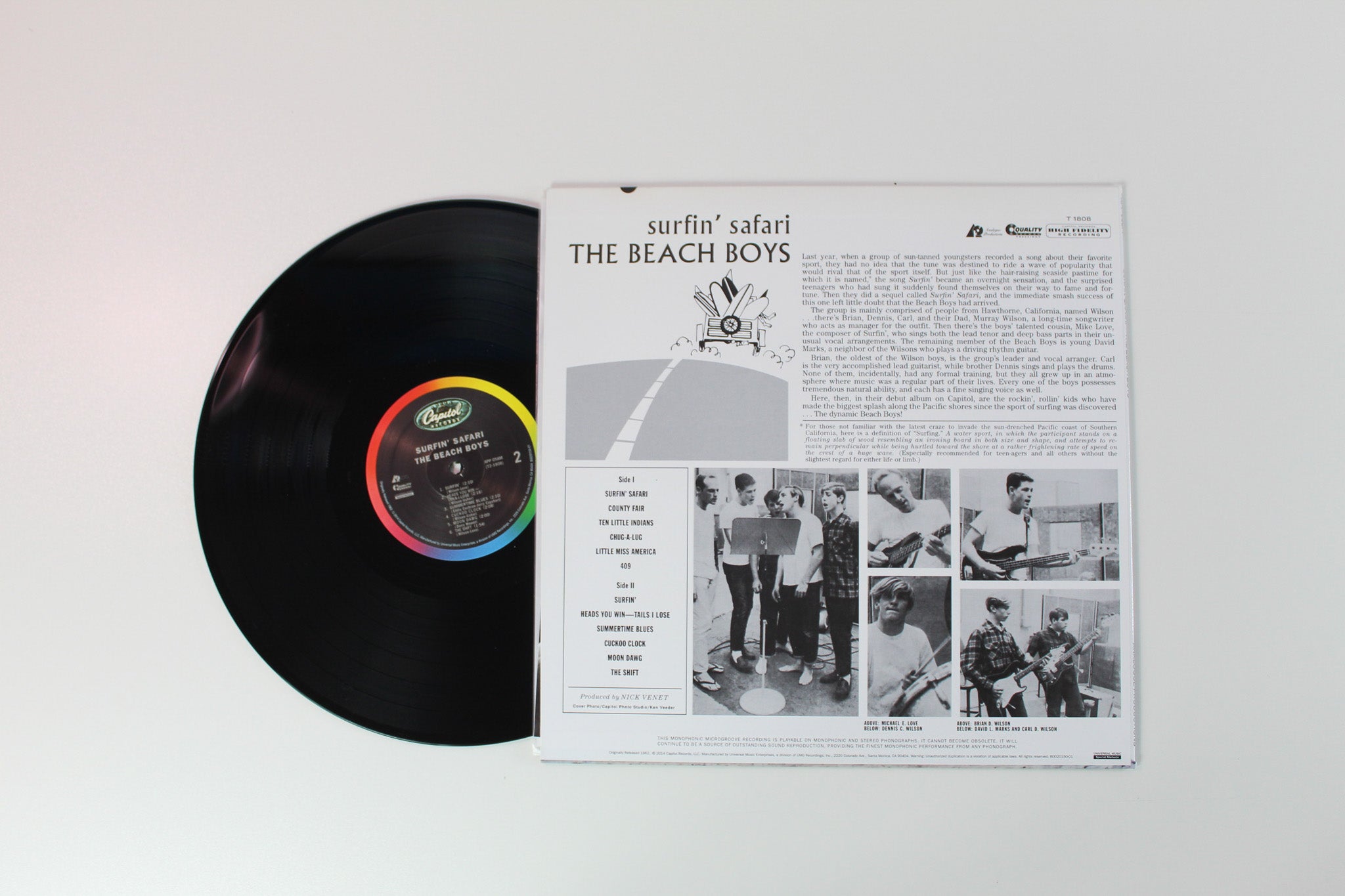 The Beach Boys - Surfin' Safari on Capitol Analogue Productions 180 Gram Mono Reissue