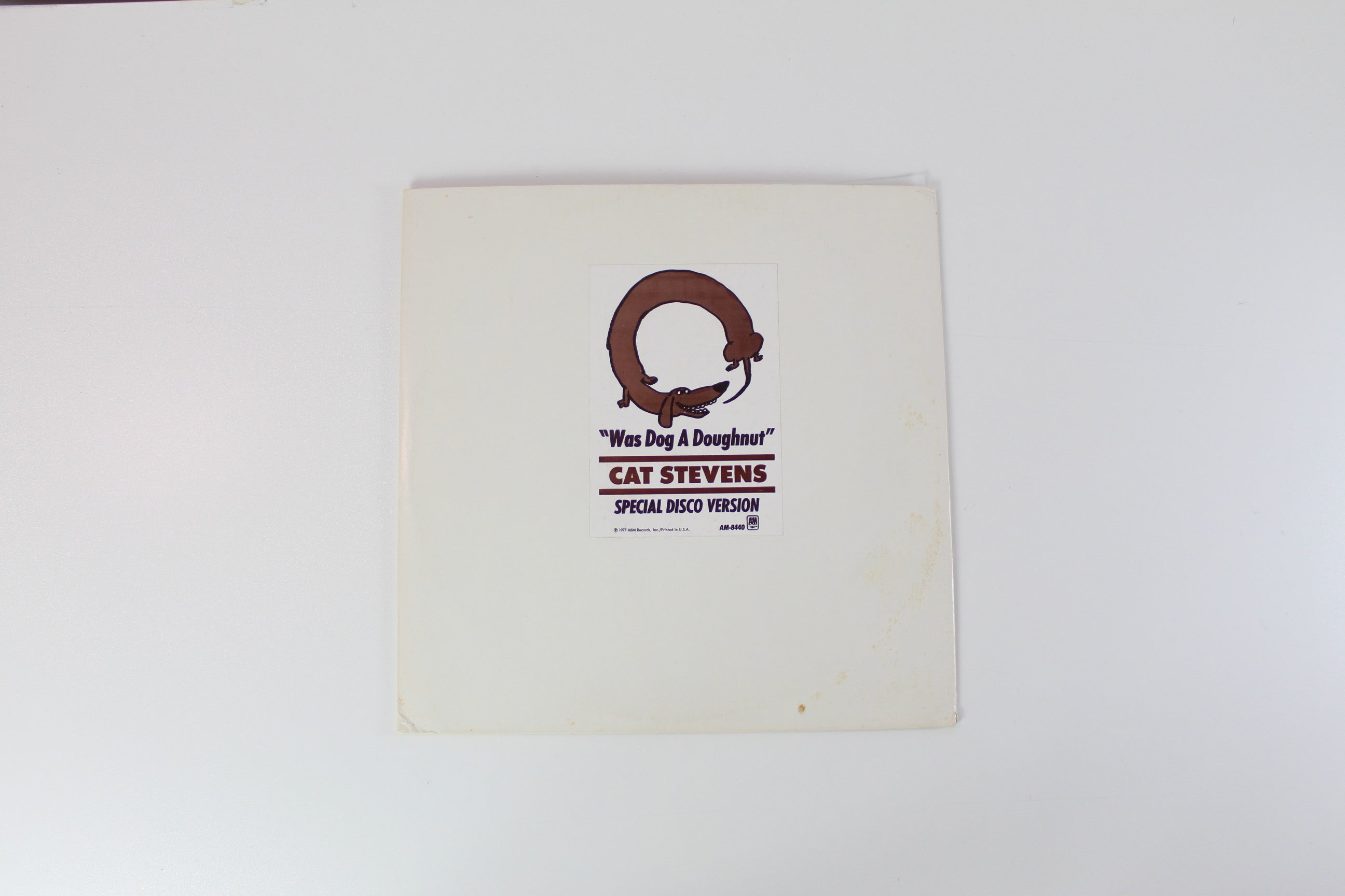 Cat Stevens - Was Dog A Doughnut? 45 RPM Promo on A&M Records