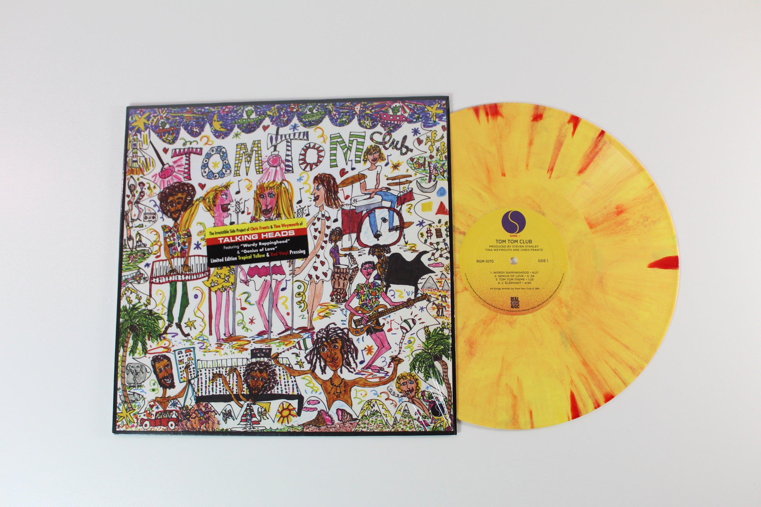 Tom Tom Club - Tom Tom Club on Sire Real Gone Music Ltd Tropical Vinyl Reissue