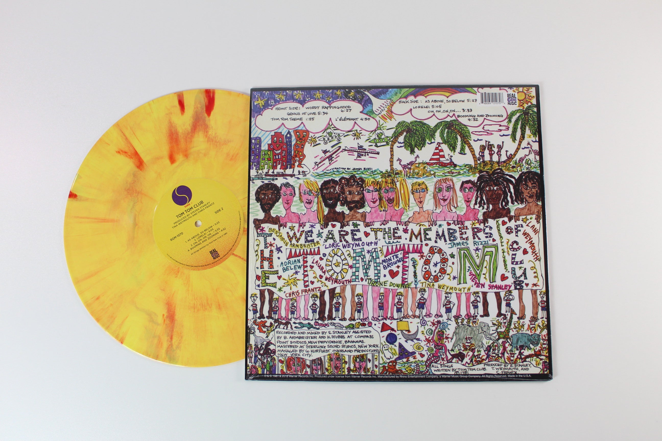Tom Tom Club - Tom Tom Club on Sire Real Gone Music Ltd Tropical Vinyl Reissue