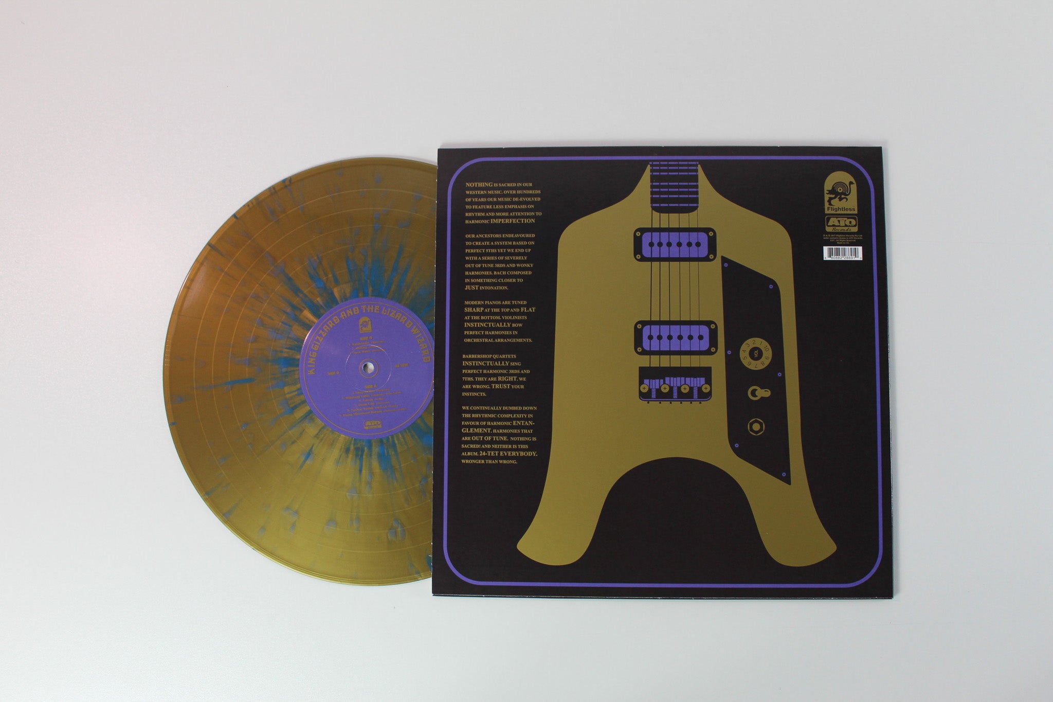 King Gizzard And The Lizard Wizard - Flying Microtonal Banana (Explorations Into Microtonal Tuning Volume 1) on ATO Gold w/ Blue Splatter